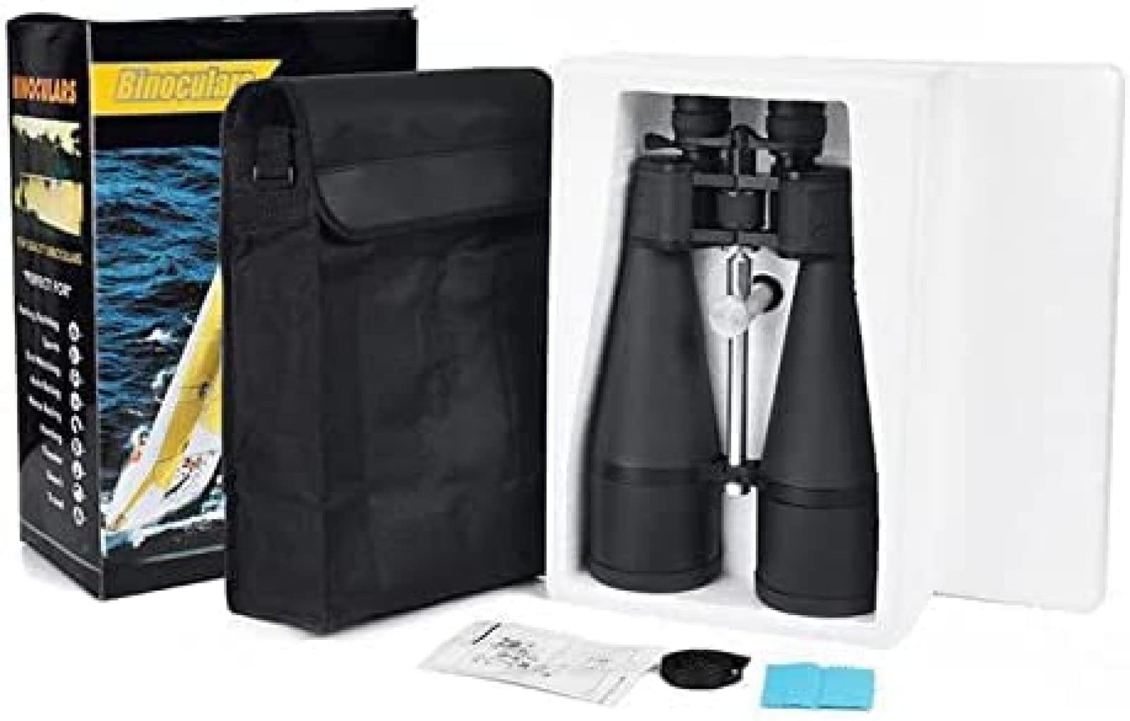 30-260x160 High Power Binoculars with 86mm Large Aperture Lens - Professional Long Range Binoculars for Bird Watching, Hunting & Stargazing - Includes Neck Strap & Carrying Backpack