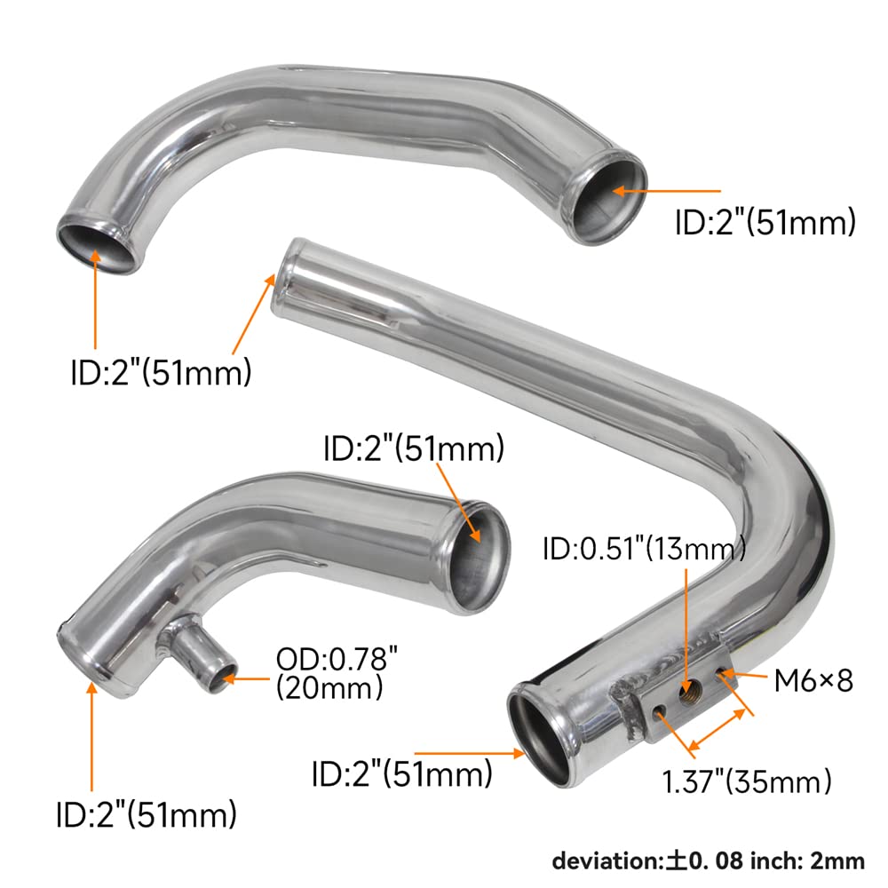 Upgraded Front Mount Intercooler Kit for Audi A4 1.8T Turbo B6 Quattro (2002-2006) - High Performance Cooling System - Perfect for Street Racing & Turbocharged Engine Upgrades