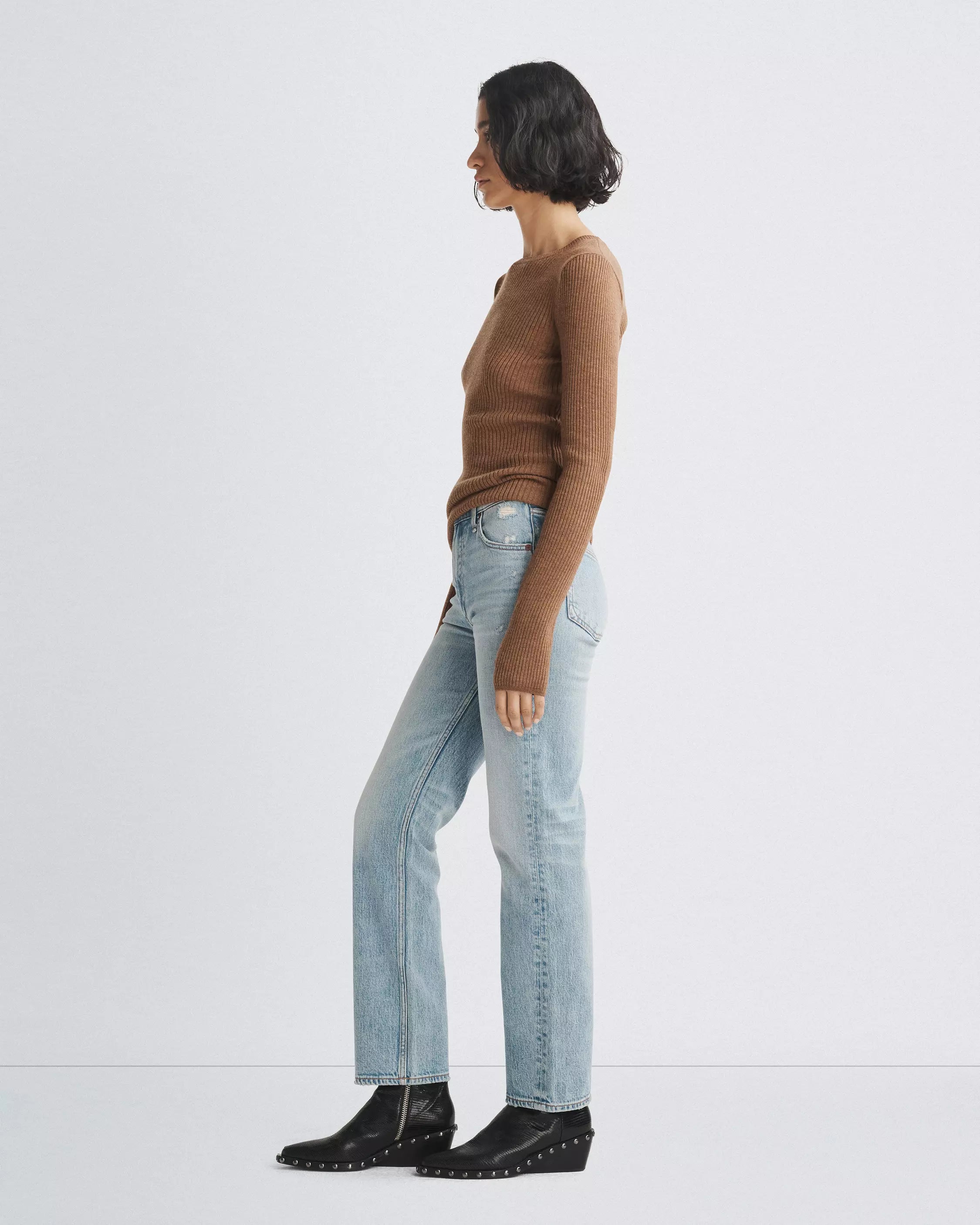 Audrina Crew Camel Sweater - Soft Knit Pullover for Women | Cozy Fall & Winter Fashion | Perfect for Casual Outings & Layering