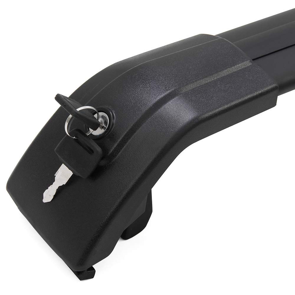 Snailfly Universal Black Cross Bars Roof Rack Luggage Rack for 2015-2023 Land Rover Discovery Sport - Heavy Duty Cargo Carrier for Camping, Road Trips & Outdoor Adventures