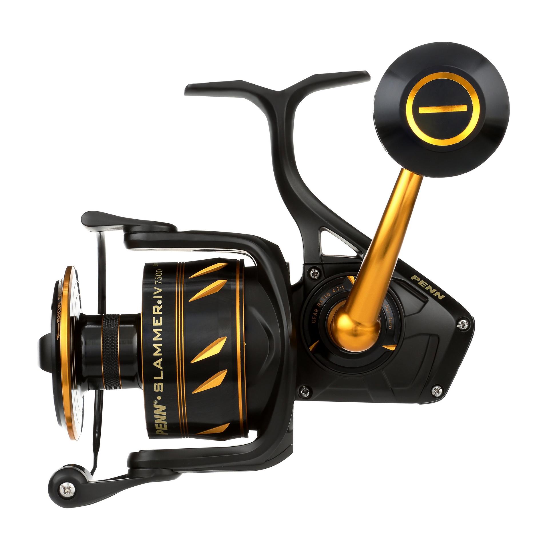 Slammer® IV Bailess Spinning Reel - Saltwater Fishing Reel for Surf, Pier & Offshore Angling | Smooth Drag System | Corrosion-Resistant Design
