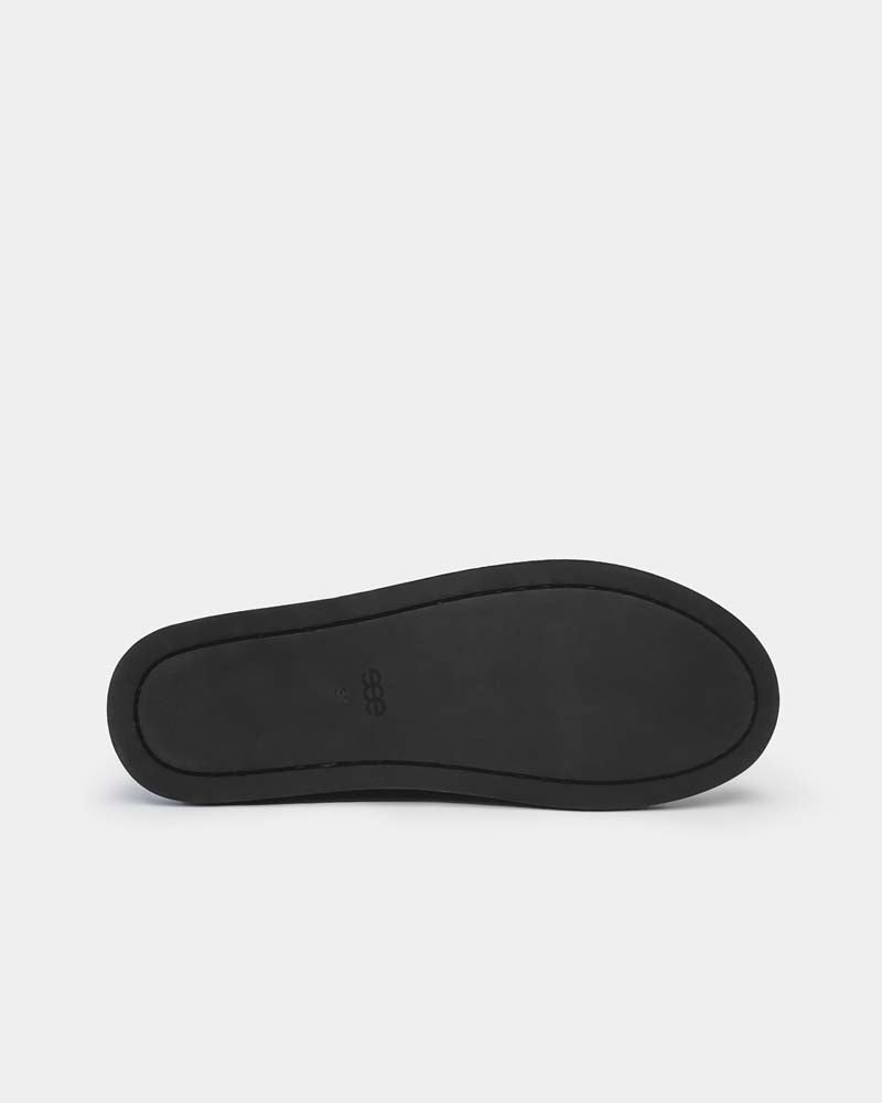 Black Leather Classic Penny Loafers for Men - Comfortable & Stylish Slip-On Shoes for Business, Casual & Office Wear