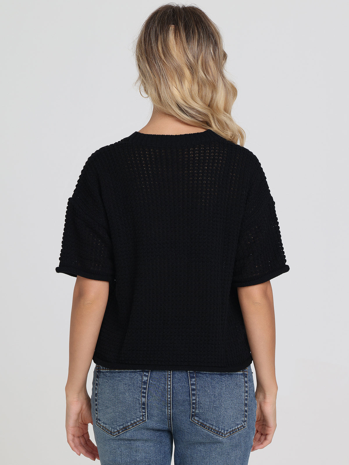 Catalina Open Stitch Tee - Women's Breathable Summer T-Shirt | Casual Loose Fit Top for Beach, Travel & Everyday Wear
