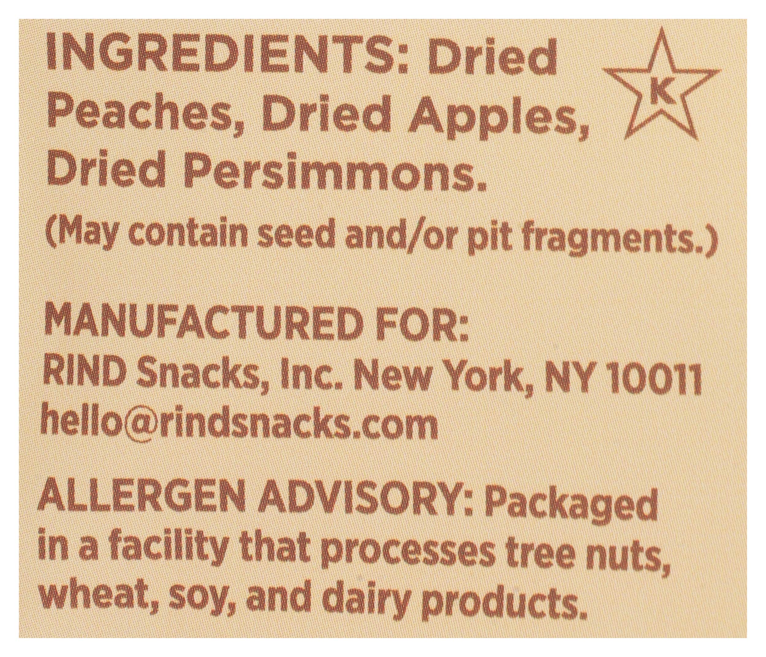 RIND Orchard Blend Dried Fruit Snacks - 3oz Pack | Healthy Natural Dried Fruits Mix with Skin On | Perfect for Lunchboxes, Hiking & On-the-Go Snacking