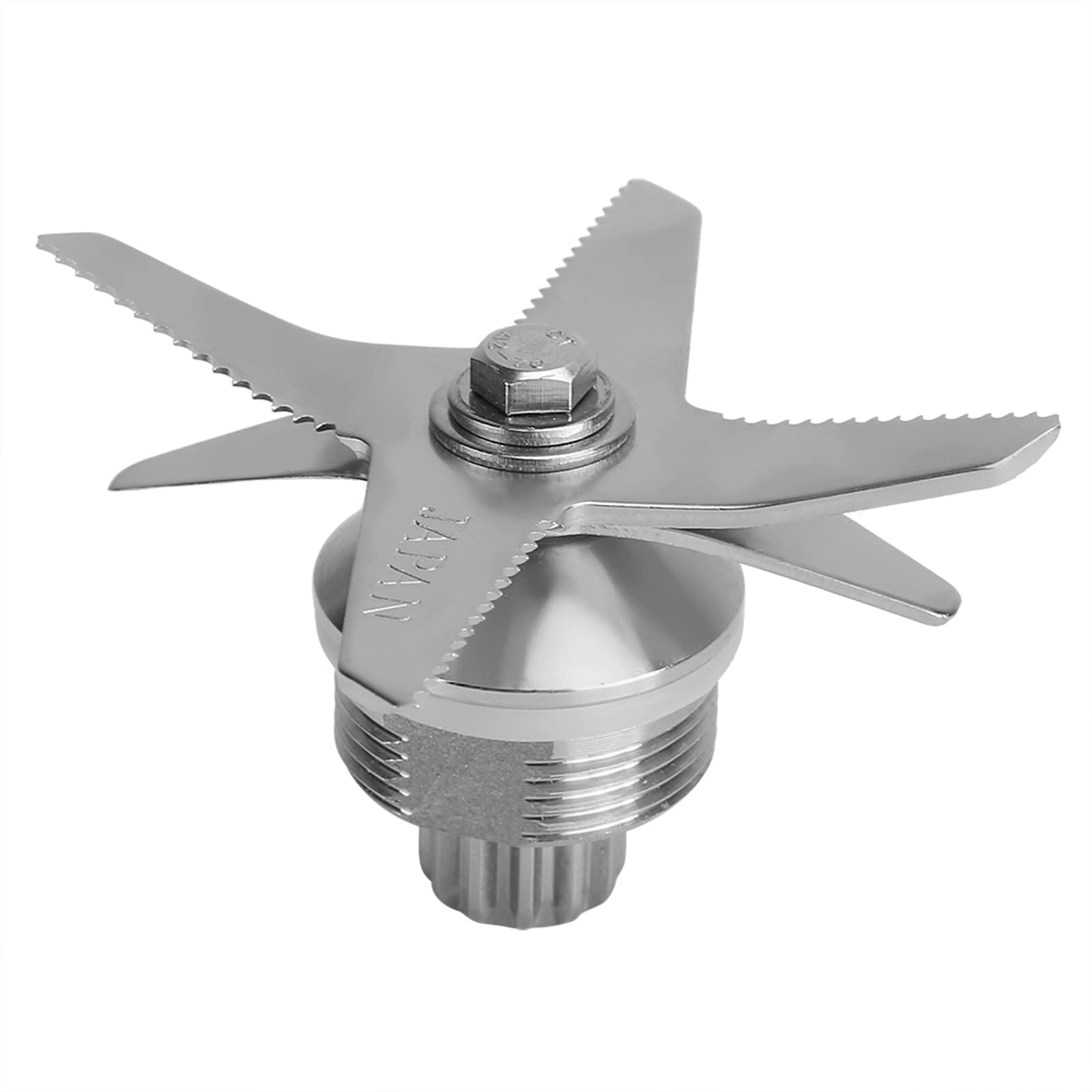 Premium 6-Blade Wet Dry Ice Blade Assembly - Stainless Steel Replacement Part for 5200 Series 32oz & 64oz Containers - Perfect for Commercial Ice Crushing, Smoothie Making & Frozen Drink Preparation