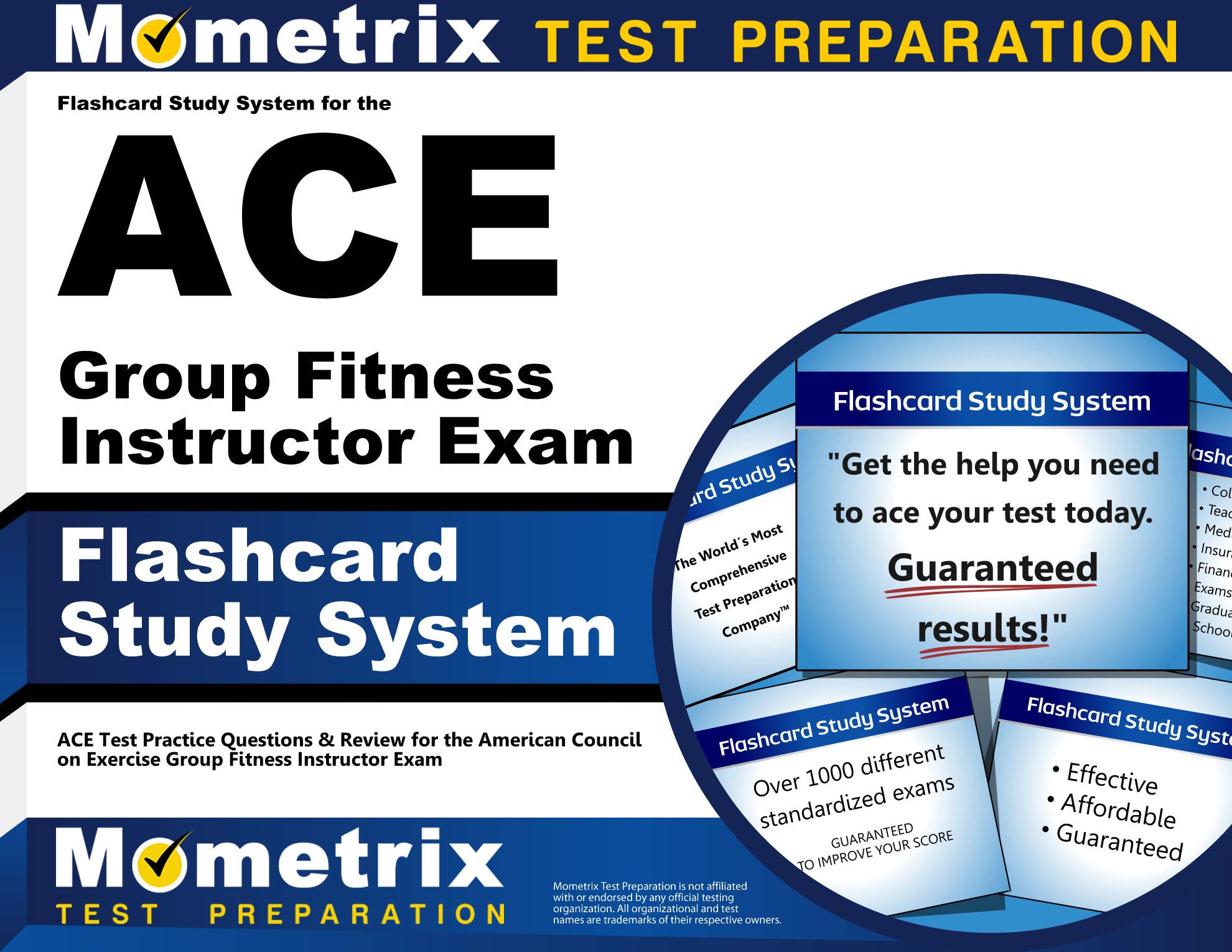 ACE Group Fitness Instructor Exam Flashcards - ACE Test Practice Questions & Study Guide for American Council on Exercise Certification | Perfect for Home Study, Gym Prep & Fitness Instructor Training