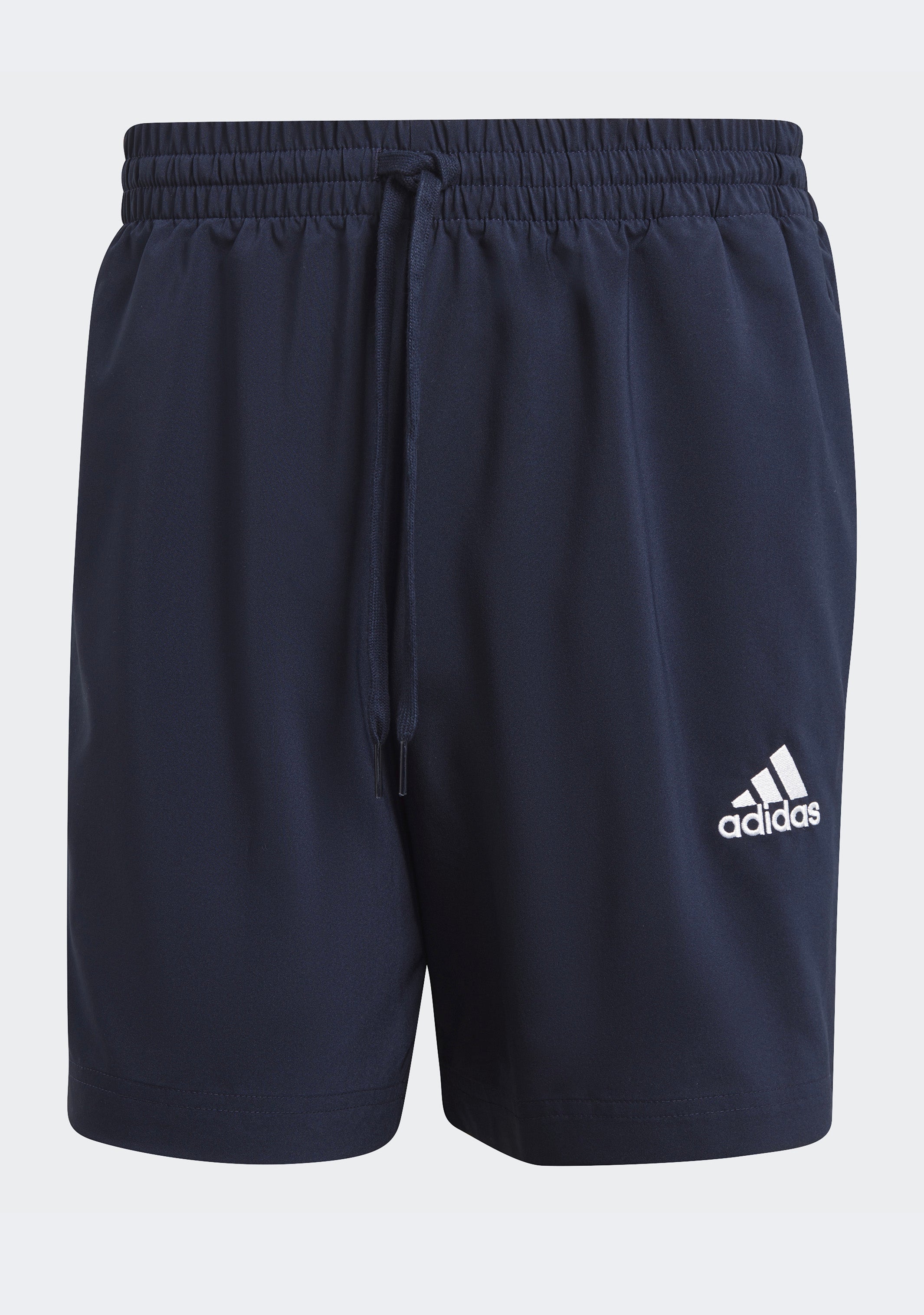 Adidas Men's Aeroready Essentials Chelsea Small Logo Athletic Shorts - Navy Blue - Moisture Wicking, Lightweight & Comfortable for Running, Gym Workouts & Casual Wear