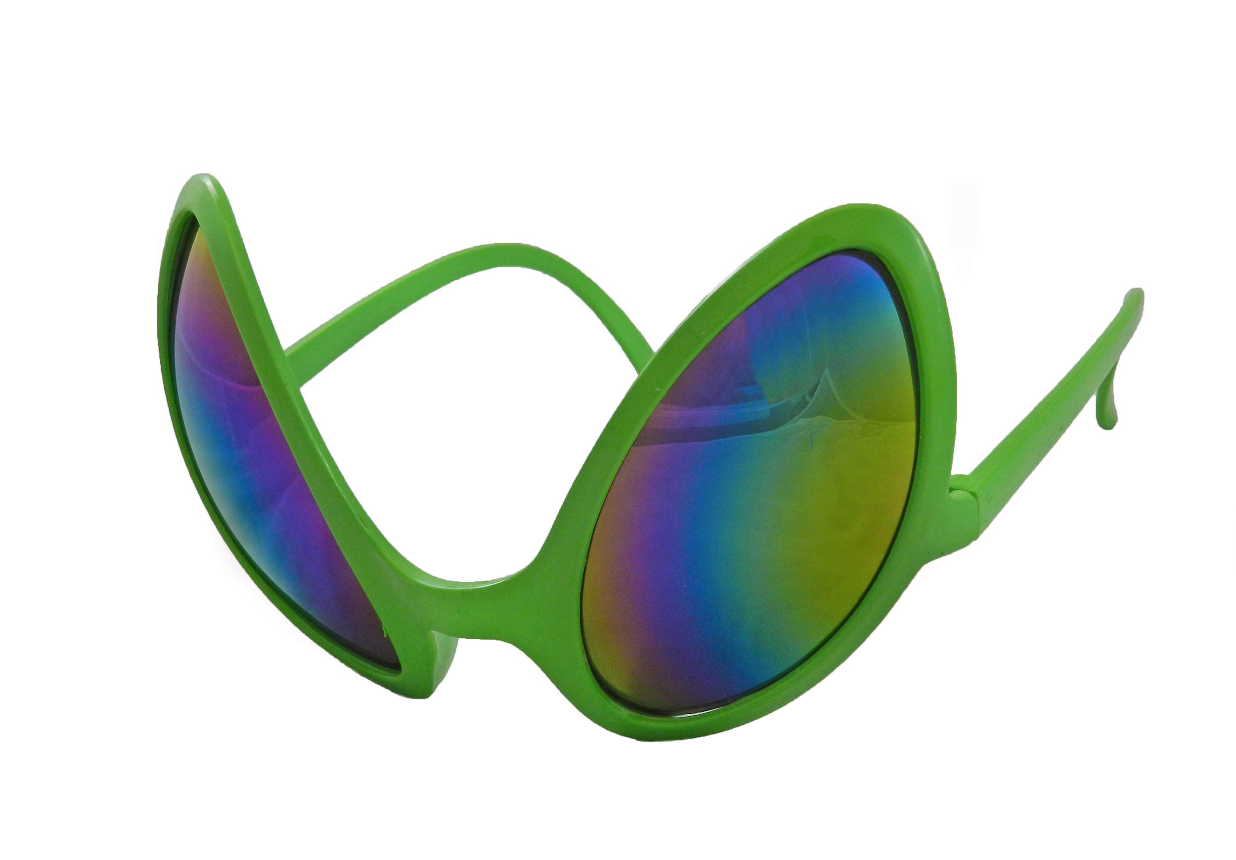 Alien Glasses for Cosplay, Halloween, Parties & Everyday Wear - Unique UFO & Space Themed Eyewear for Costumes, Raves & Fun Events