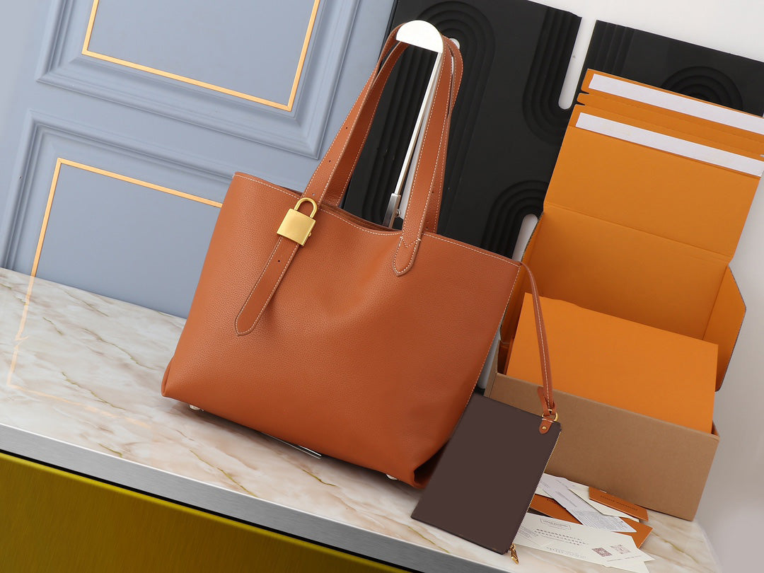 Premium Soft Leather Tote Bag for Women - Stylish & Durable Handbag for Work, Travel & Everyday Use