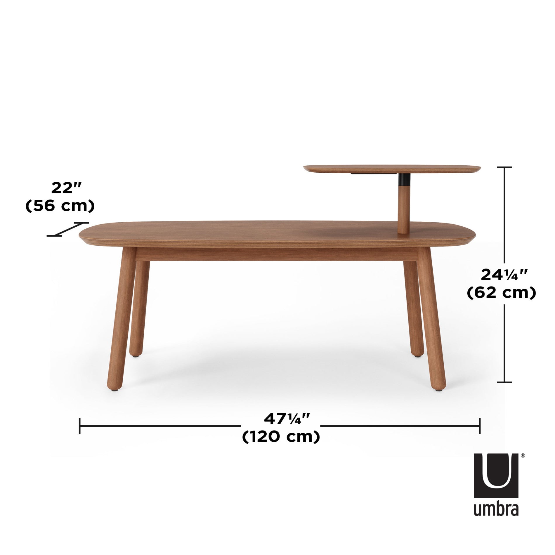 Swivo Modern Coffee Table - Stylish Living Room Furniture for Small Spaces - Perfect for Apartments, Dorms & Home Decor
