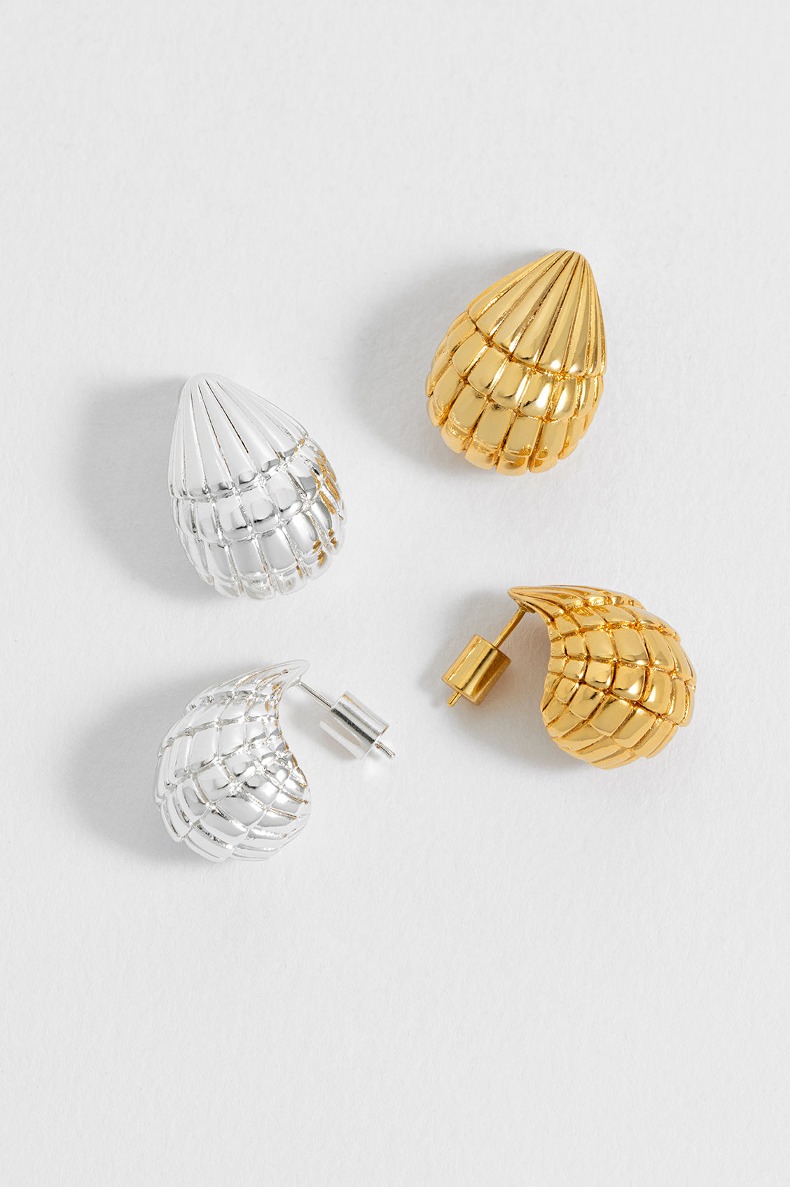 Handmade Seashell Teardrop Earrings for Women - Natural Beach Jewelry - Perfect for Summer Vacation, Boho Style Outfits and Beach Weddings