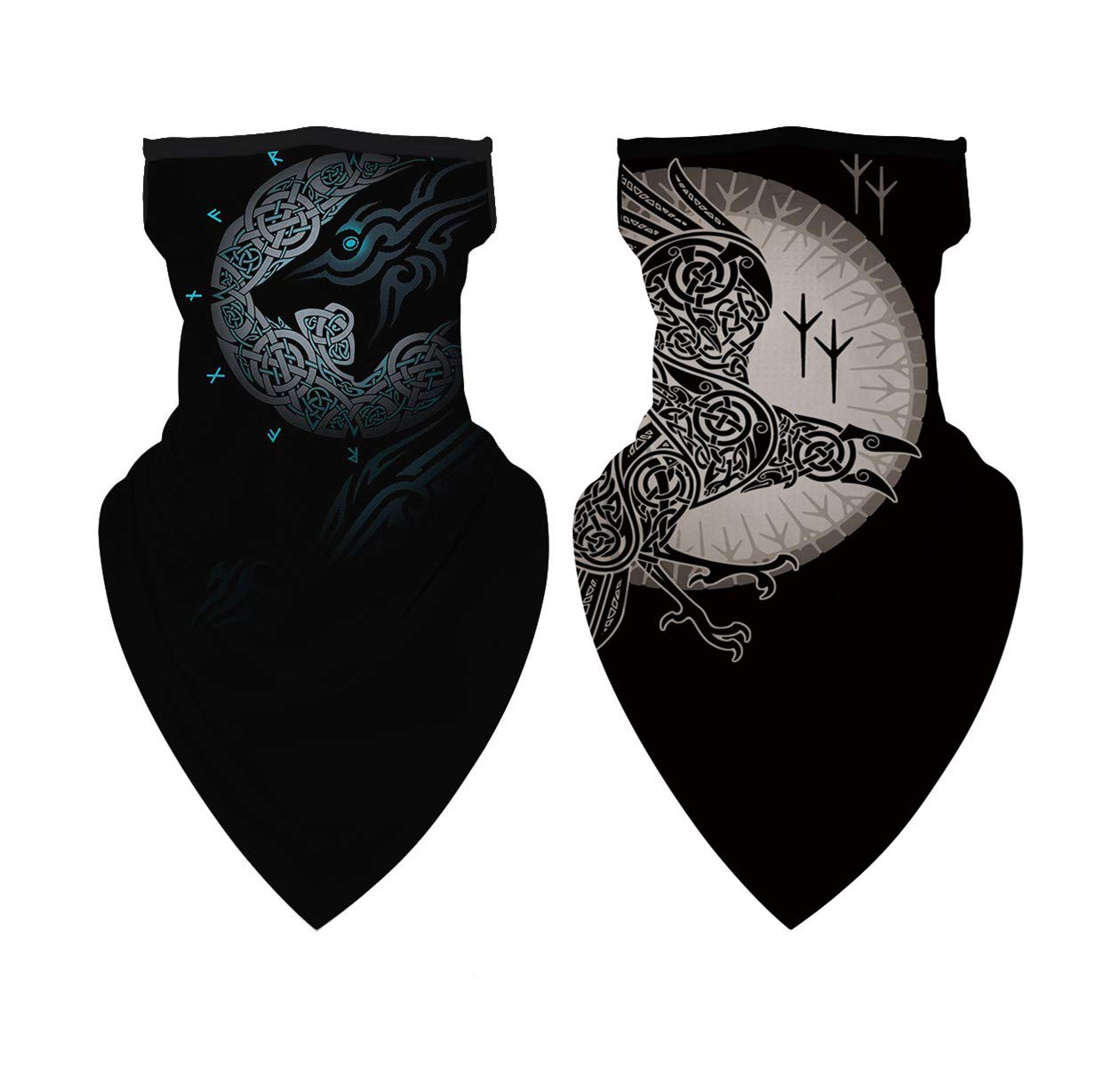 GLUDEAR Galaxy Print Face Bandana Neck Gaiter - UV Protection Dust Mask with Ear Loops for Men & Women - Perfect for Outdoor Activities, Cycling, Hiking, and Dust Protection