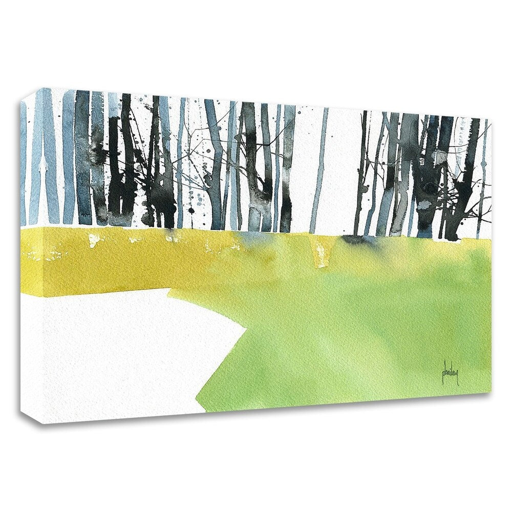 Barcode Wood Art Print by Paul Bailey - Premium Canvas Wall Art Ready to Hang - Perfect for Modern Home & Office Decor