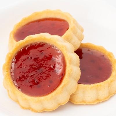 Delicious Mr. Ito Bite-Sized Strawberry Tarts - 24 Count (8 Pieces x 3 Packs) - Perfect for School Lunches, Office Snacks & Party Desserts