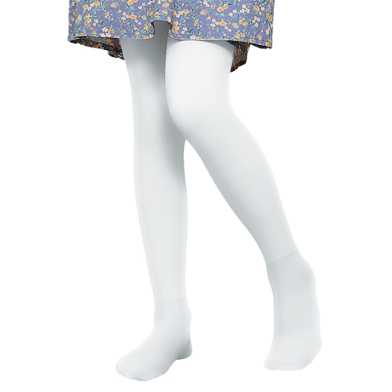 LOLANTA Girls Winter Fleece Lined Footed Tights - Warm High Waist Leggings & Stockings for Cold Weather - Perfect for School, Outdoor Activities and Winter Fashion