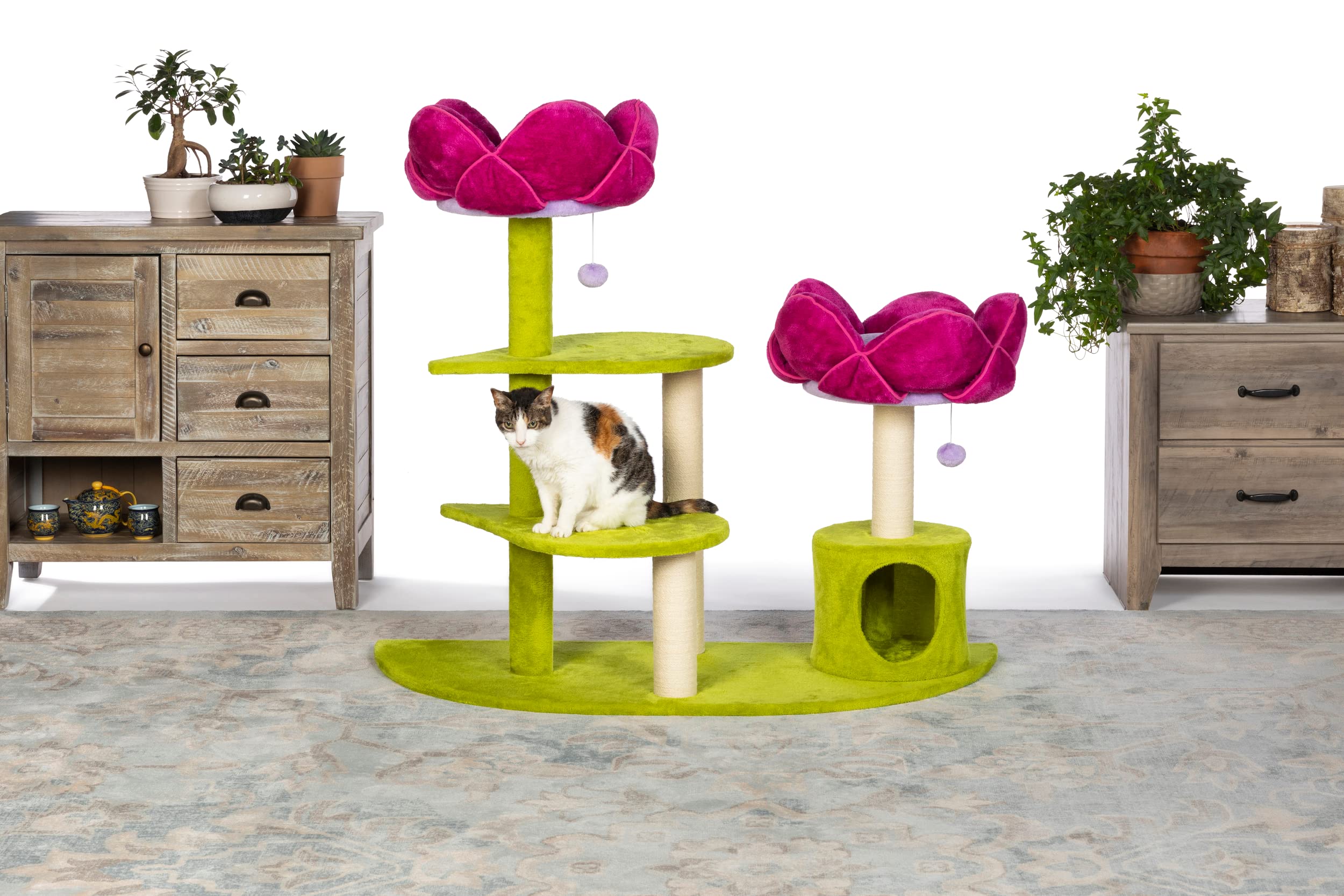 Prevue Pet Products Flower Garden Bird Cage - Spacious & Stylish Home for Small Birds - Perfect for Parakeets, Finches, and Canaries - Ideal for Living Rooms, Bedrooms, or Home Offices