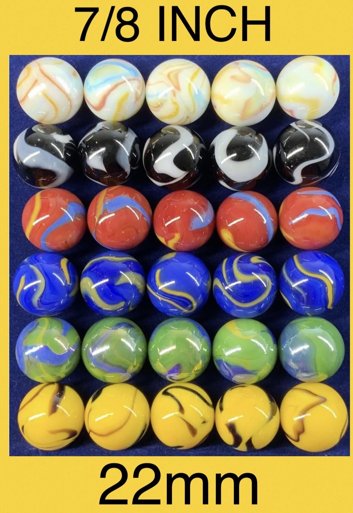 30-Piece 22mm (7/8