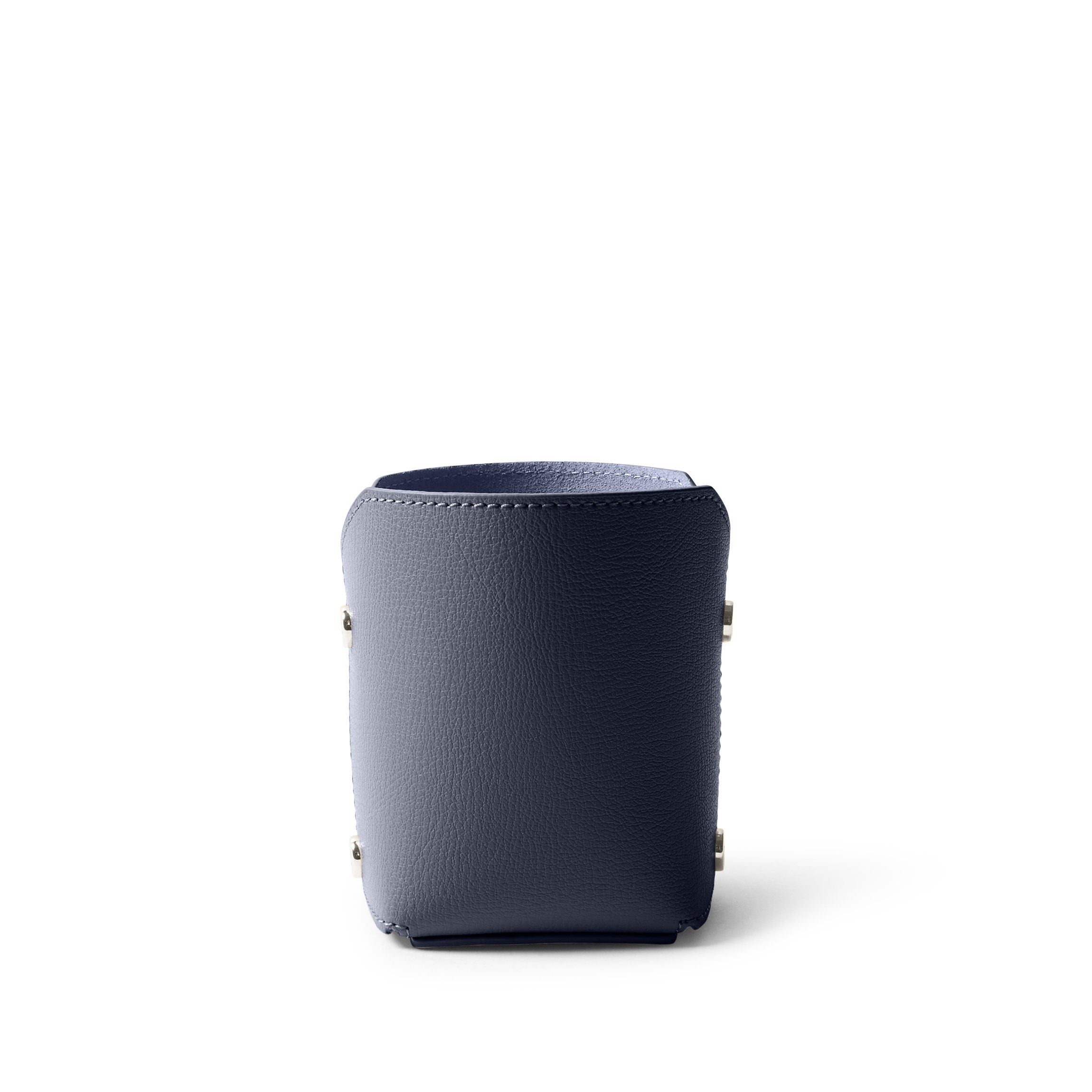 Modern Pencil Cup Holder - Midnight Blue Office Desk Organizer for Pens, Markers & Stationery | Perfect for Home, Office & School Workspace