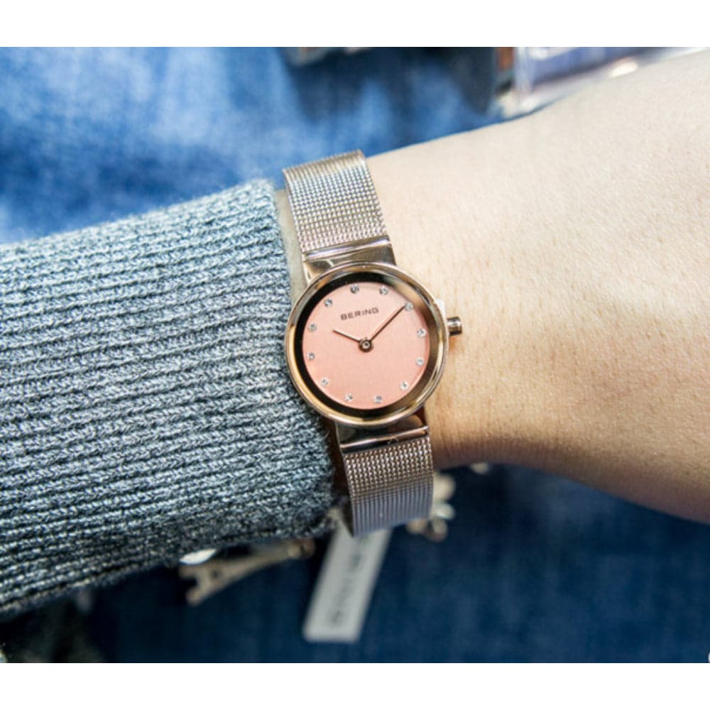 BERING 10122 366 Classic Women's Watch - Elegant Stainless Steel Analog Timepiece with Mineral Glass for Business, Casual & Special Occasions