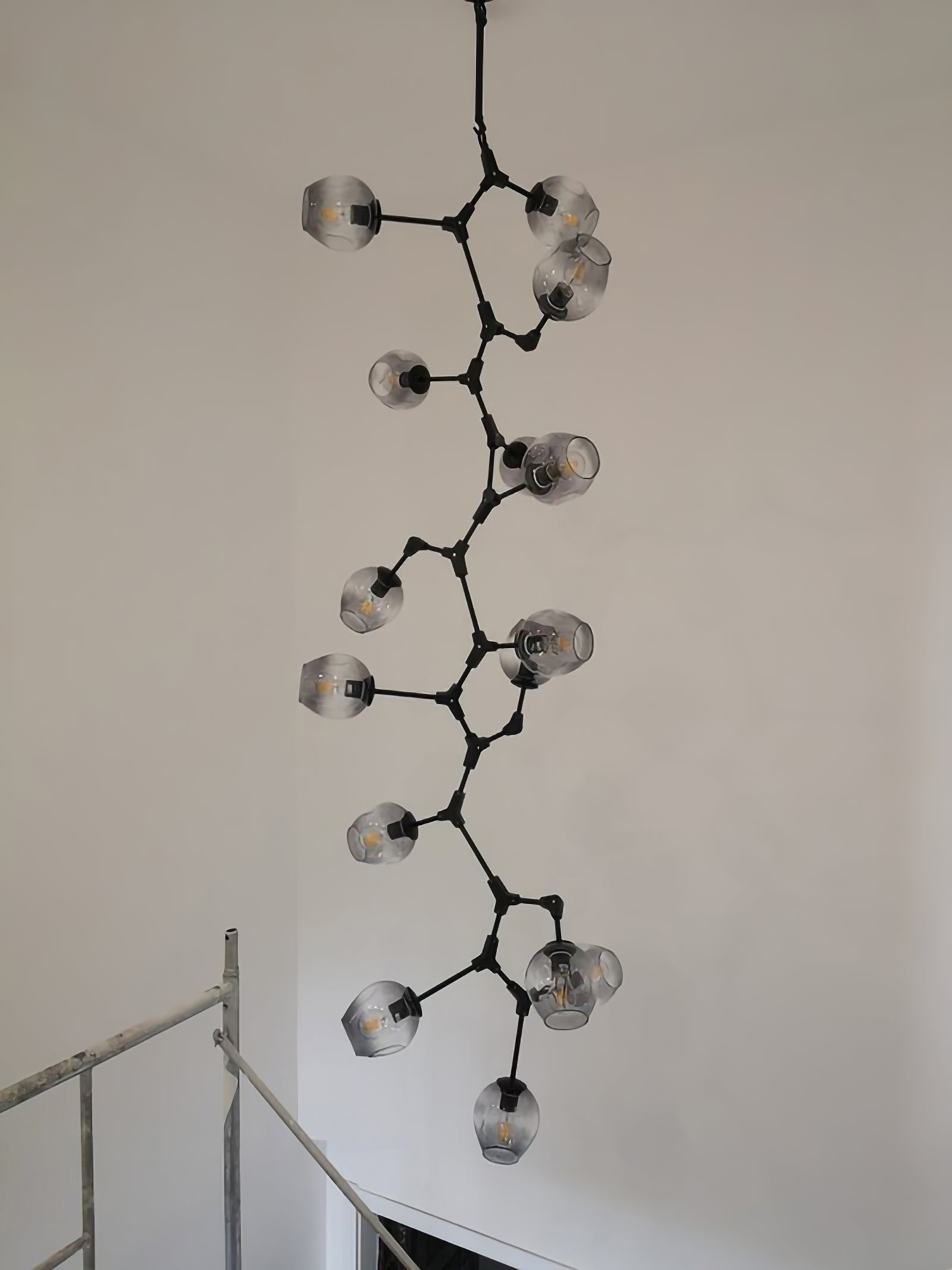 Modern Bifurcation Bubble Chandeliers - Elegant Crystal Glass Pendant Lighting Fixture for Dining Room, Living Room, or Bedroom Decor