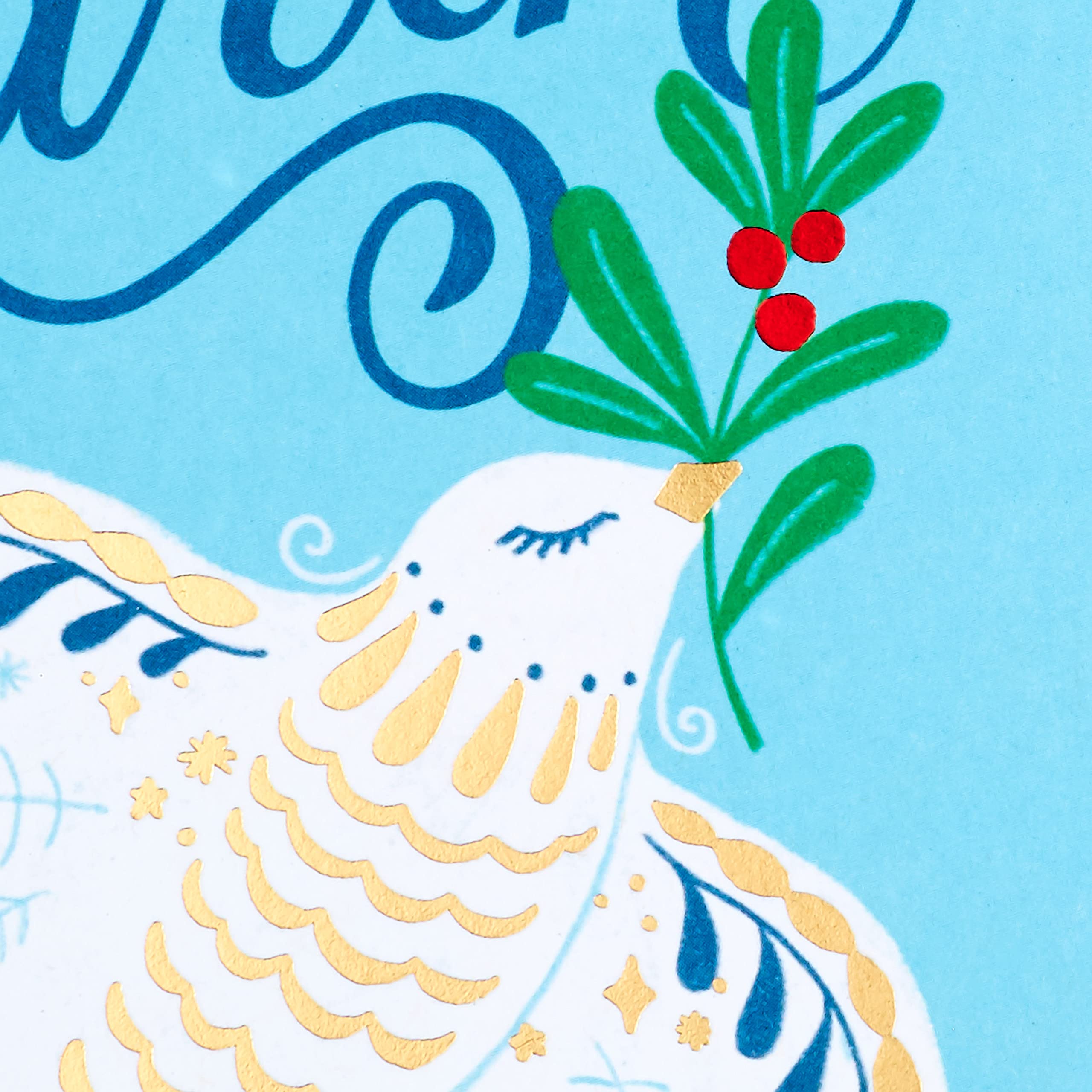 Hallmark Good Mail Christmas Cards or Hanukkah Cards Assortment - Peace on Earth (3 Greeting Cards with Envelopes) - Perfect for Holiday Wishes, Seasonal Greetings & Festive Celebrations