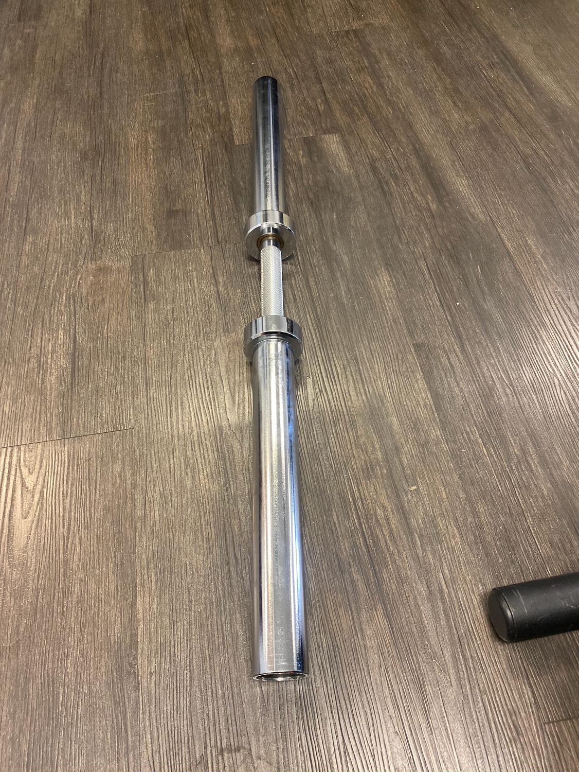 Titan Loadable 36-Inch Olympic Dumbbell Handle - Single (Used) for Home Gym & Strength Training