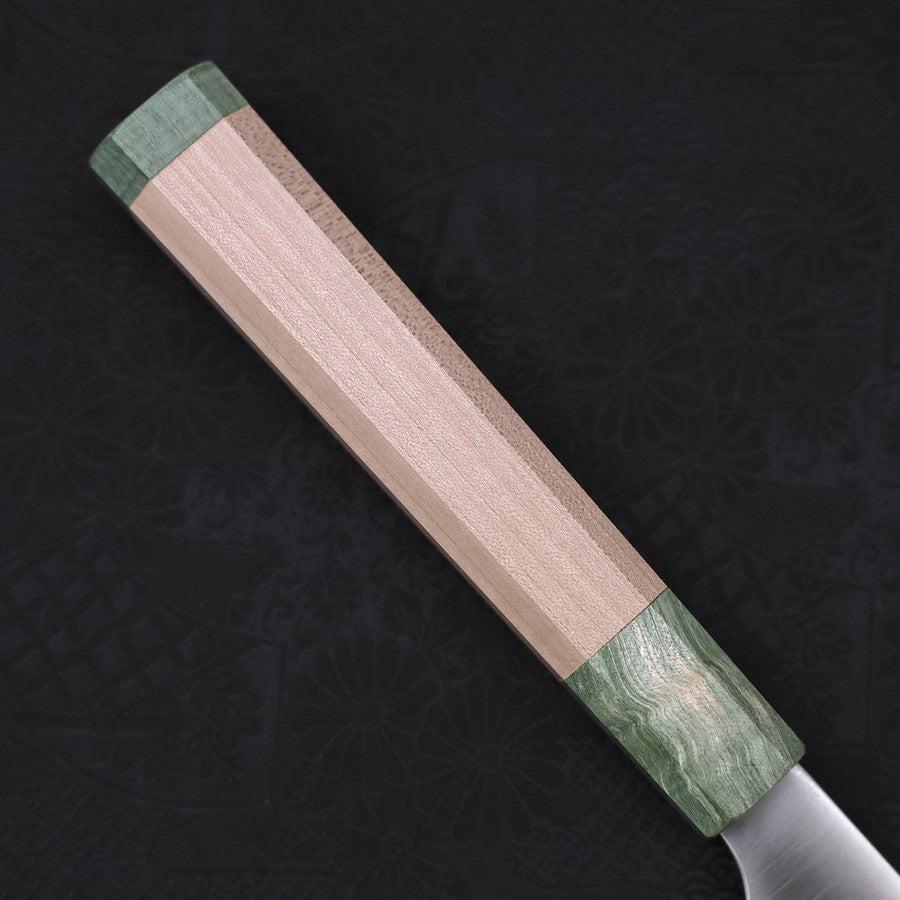 Premium Sujihiki Japanese Chef Knife 270mm - Blue Super Steel Blade with Polished Maple Green Handle - Perfect for Sushi, Sashimi & Precision Meat Slicing