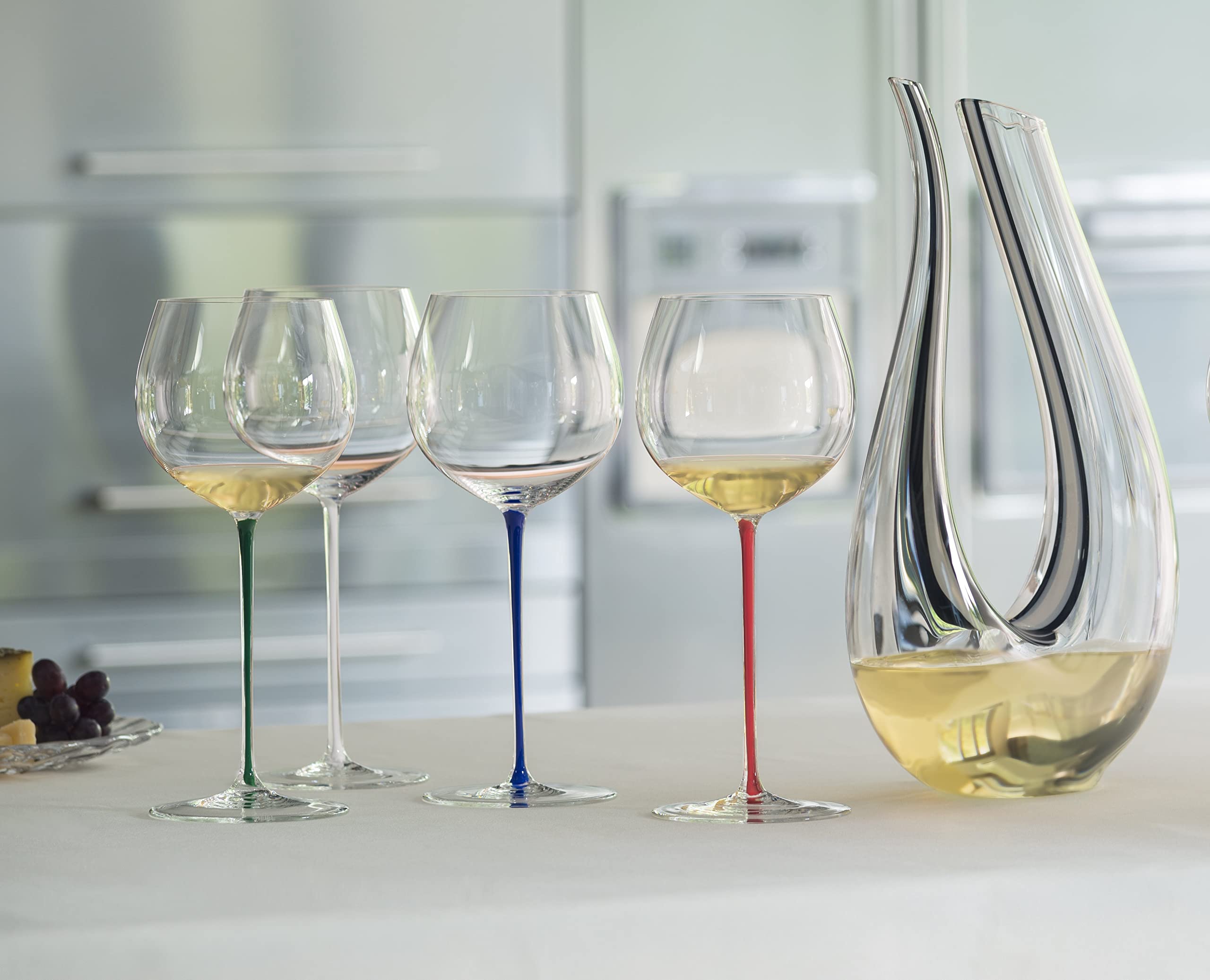 Riedel Fatto A Mano Old World Wine Glass - Handcrafted Crystal Wine Goblets for Red & White Wine - Perfect for Fine Dining, Wine Tasting & Gift Giving