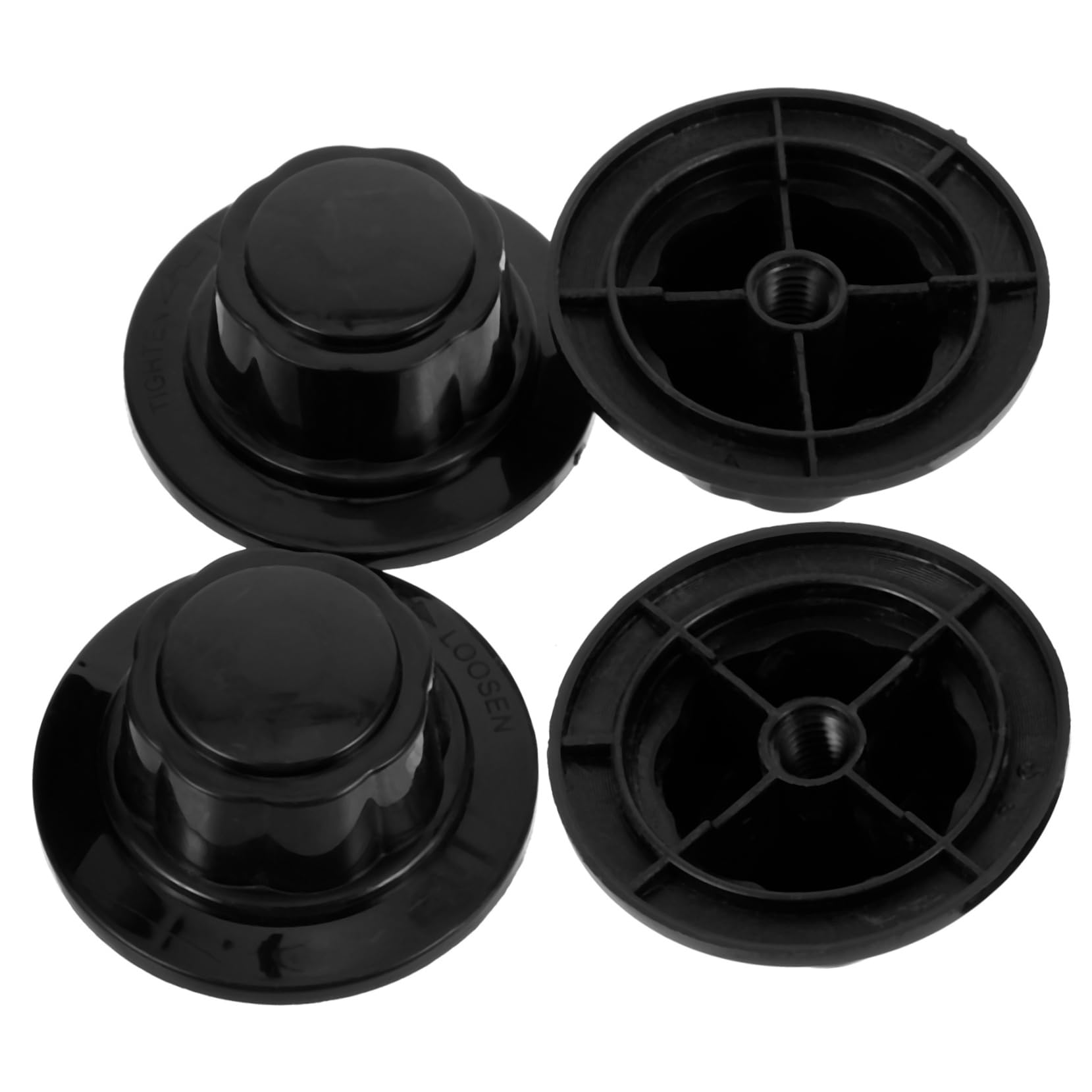 4pcs Universal Electric Fan Replacement Nuts & Blade Covers - Compatible with Table Fans, Floor Fans & More - Durable Plastic Fan Accessories for Home, Office & Workshop Use