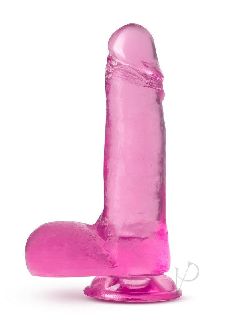 BYours Plus Rock n' Roll Realistic Dildo with Balls - 7.25 Inch Pink Adult Toy for Couples & Solo Play - Perfect for Bedroom Fun & Bachelorette Parties