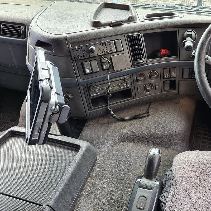 Industrial Evolution InDash Mount for Volvo FM 2 Generation (2005-2010) Right Hand Drive - Perfect for GPS Navigation & Phone Mounting in Trucks