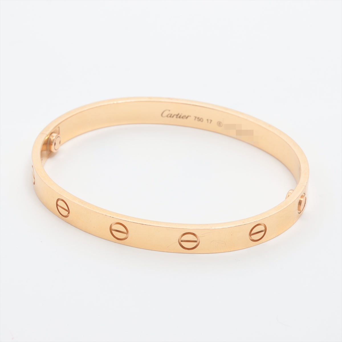 Cartier Love Bracelet 17 Rose Gold - Luxury Pink Gold Jewelry for Women, Perfect for Weddings, Anniversaries & Special Occasions