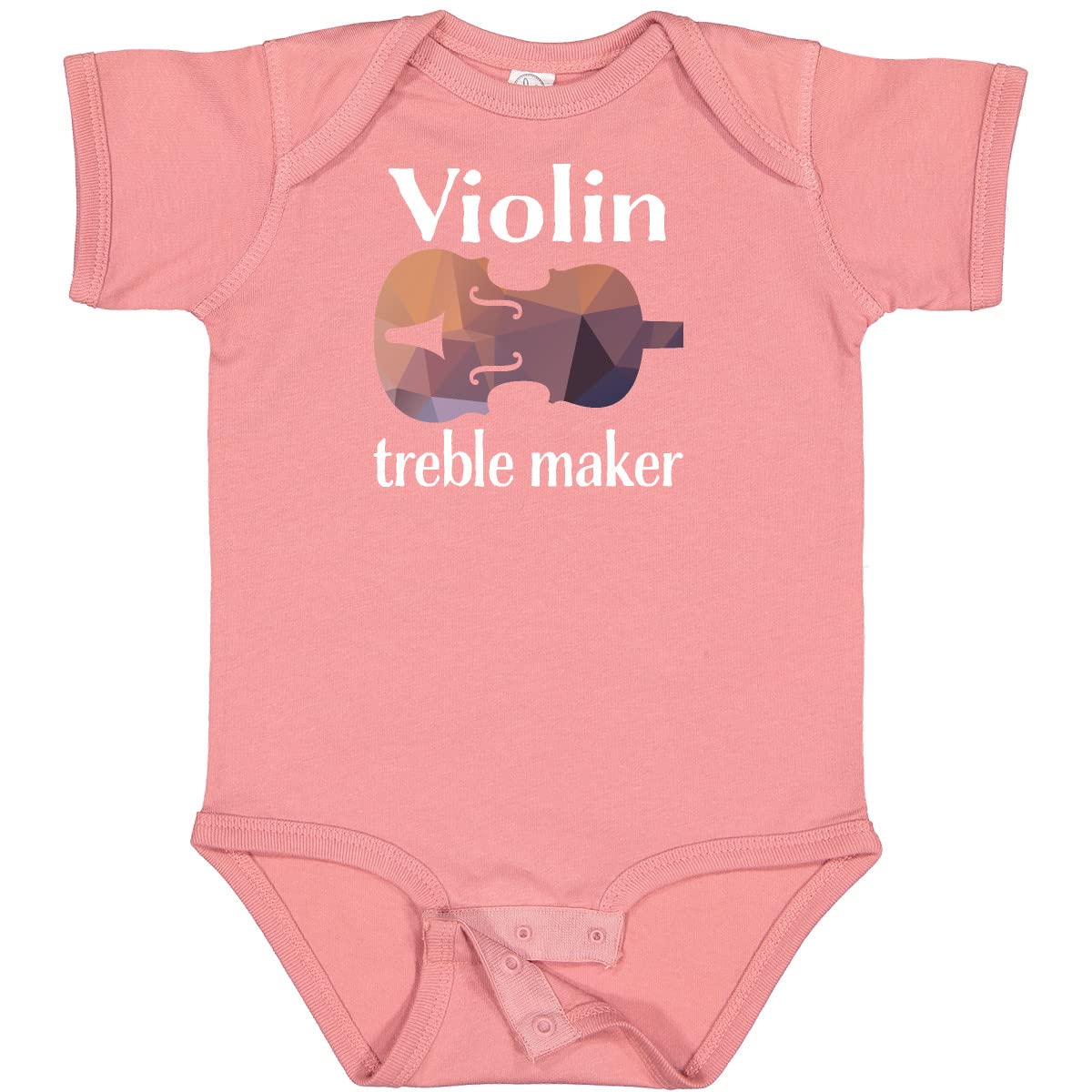 Inktastic Funny Violinist Music Baby Bodysuit - Cute Violin Treble Maker Outfit for Musicians & Music Lovers - Perfect Gift for Newborns, Infants & Toddlers - Great for Concerts, Music Classes & Photo Shoots