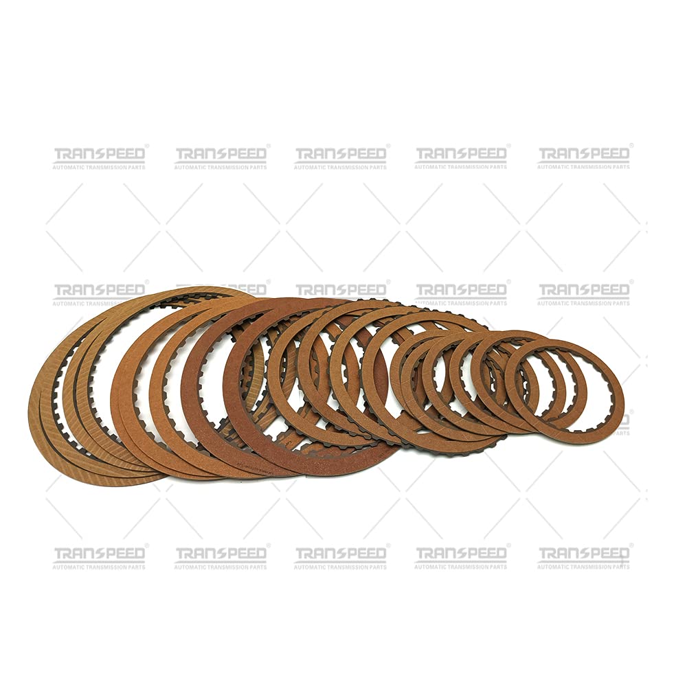 TRANSPEED 6T70E 6T75E Automatic Transmission Master Rebuild Kit - Overhaul Kit with Friction Plates & Steel Plates - Compatible with Buick, Cadillac, Chevrolet - Perfect for Transmission Repair & Maintenance