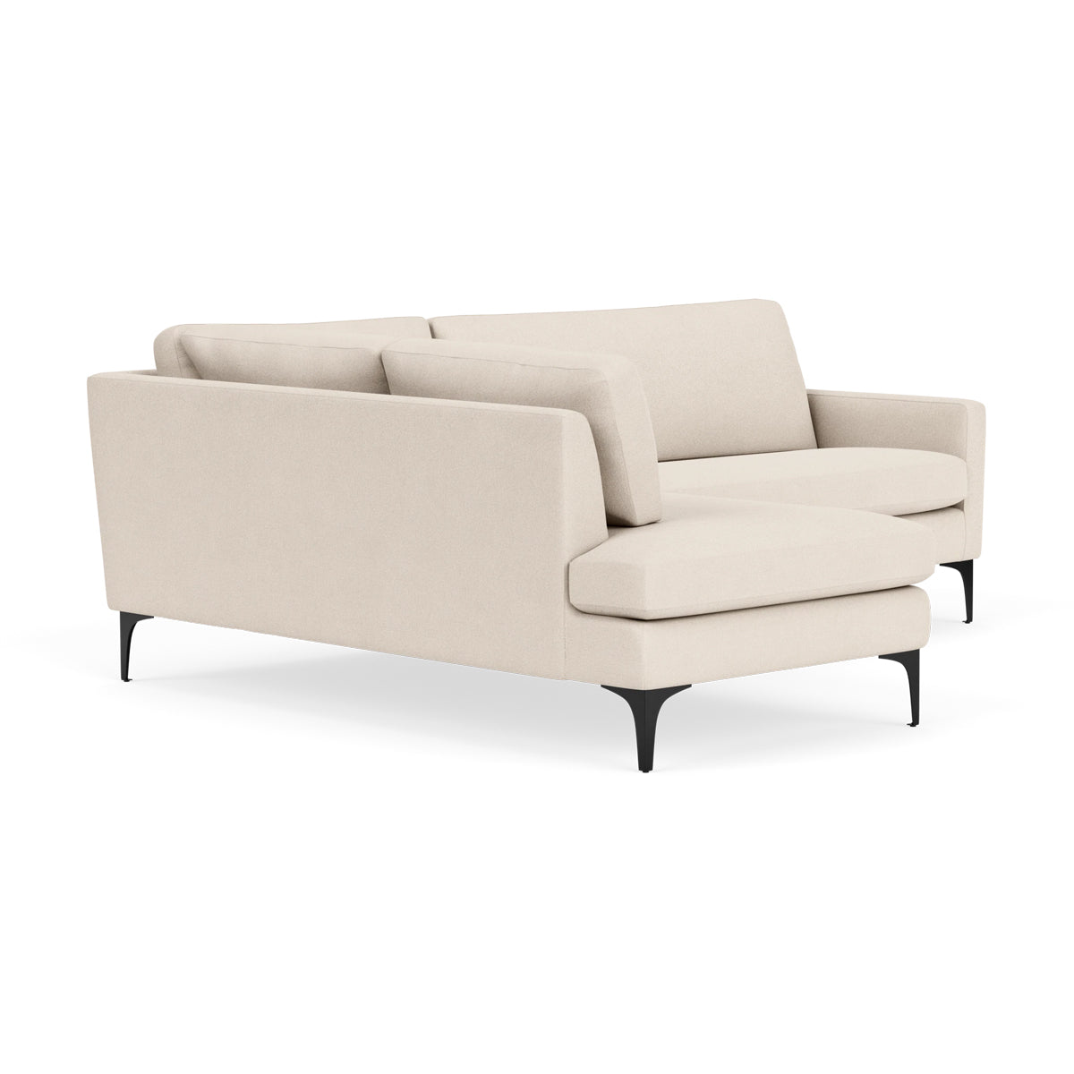 Astha Fabric Left Corner Sofa - Modern L-Shaped Sectional Couch for Living Room, Lounge & Small Spaces | Comfortable Home Furniture for Relaxing & Entertaining