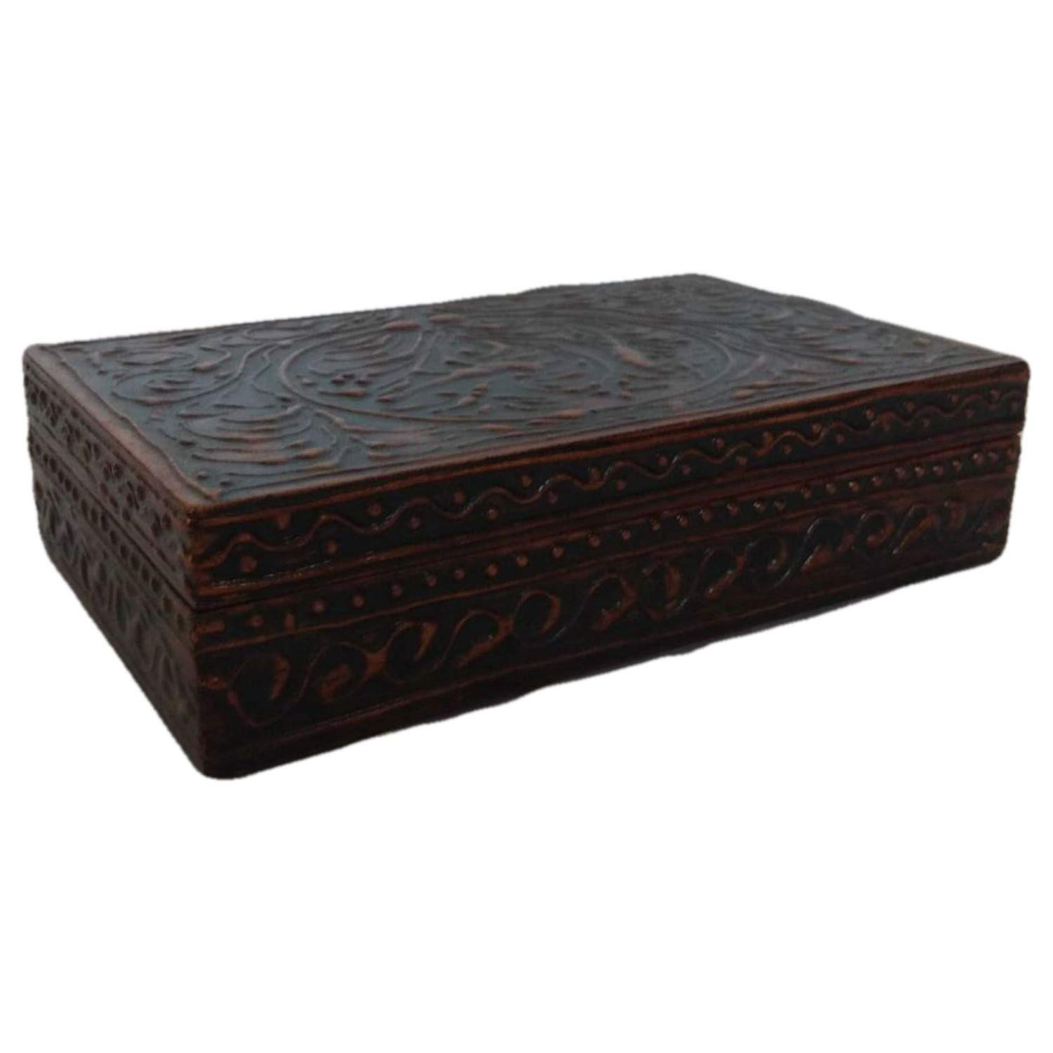 Handmade Jewelry Organizer Box for Women - Award-Winning Indian Artisan Crafted Jewelry Storage Box | Perfect Gift for Birthdays, Anniversaries & Home Decor