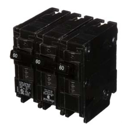 Siemens QP Miniature Circuit Breakers 20A to 60A, 1P to 3P, 10KAIC - Push-On Design for Residential & Commercial Electrical Panels - Perfect for Home, Office, and Industrial Power Distribution Systems