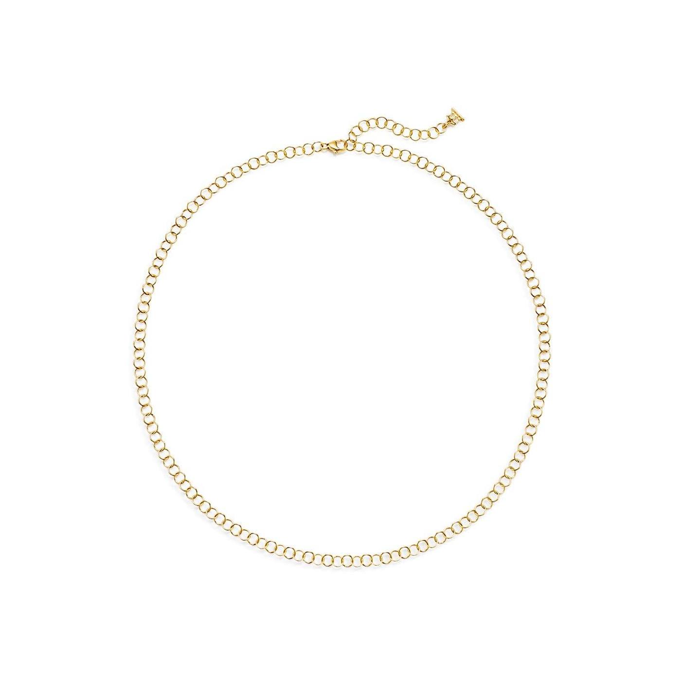 Temple St. Clair 18K Gold Fine Round Chain Necklace for Women - Elegant Layering Necklace for Everyday Wear, Gift Giving & Special Occasions