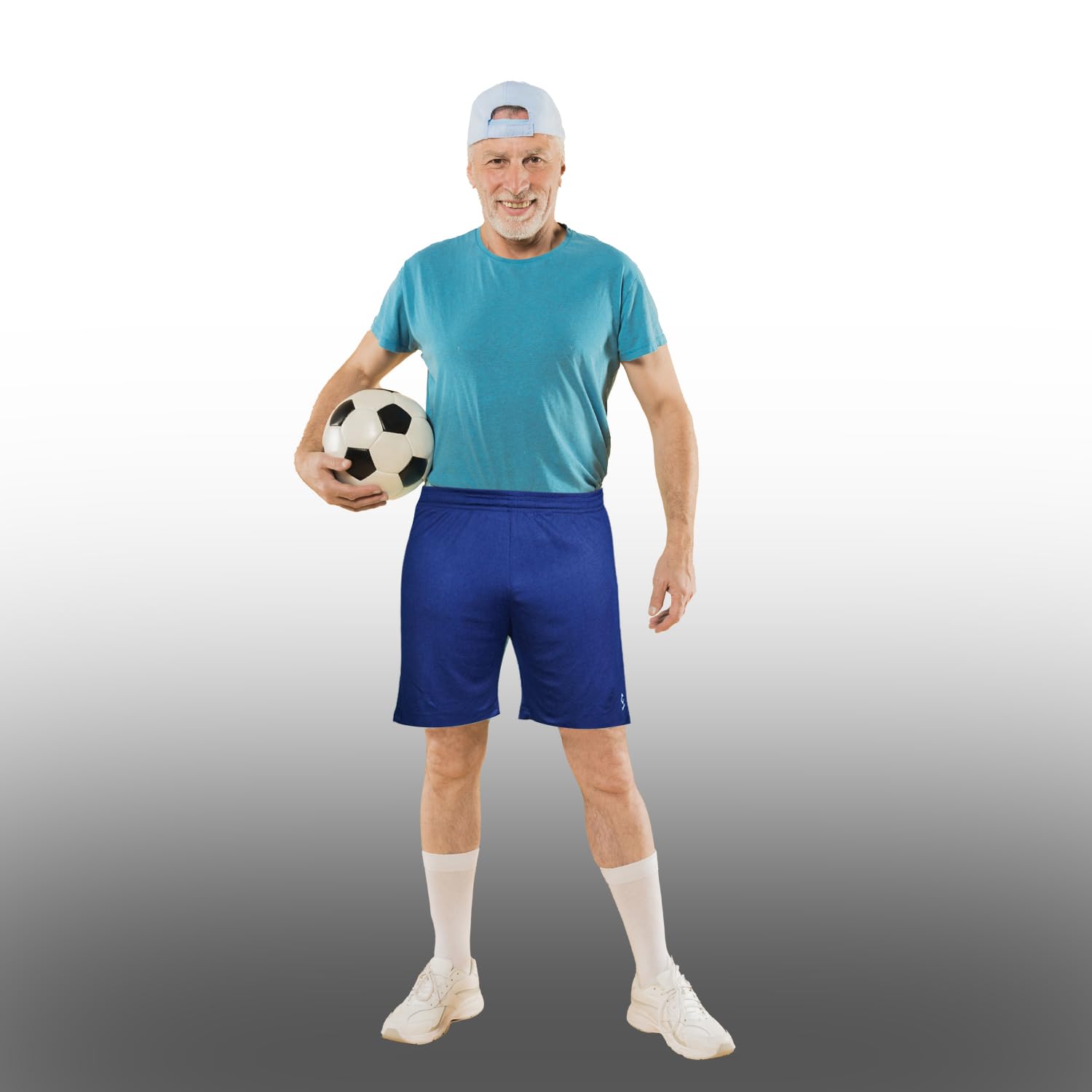 Captain Lead to Win AEROSWIFT Athletic Shorts - Men's Gym Workout Shorts, Running, Basketball & Lounge Shorts - Breathable Quick-Dry Comfort for Sports, Training & Casual Wear