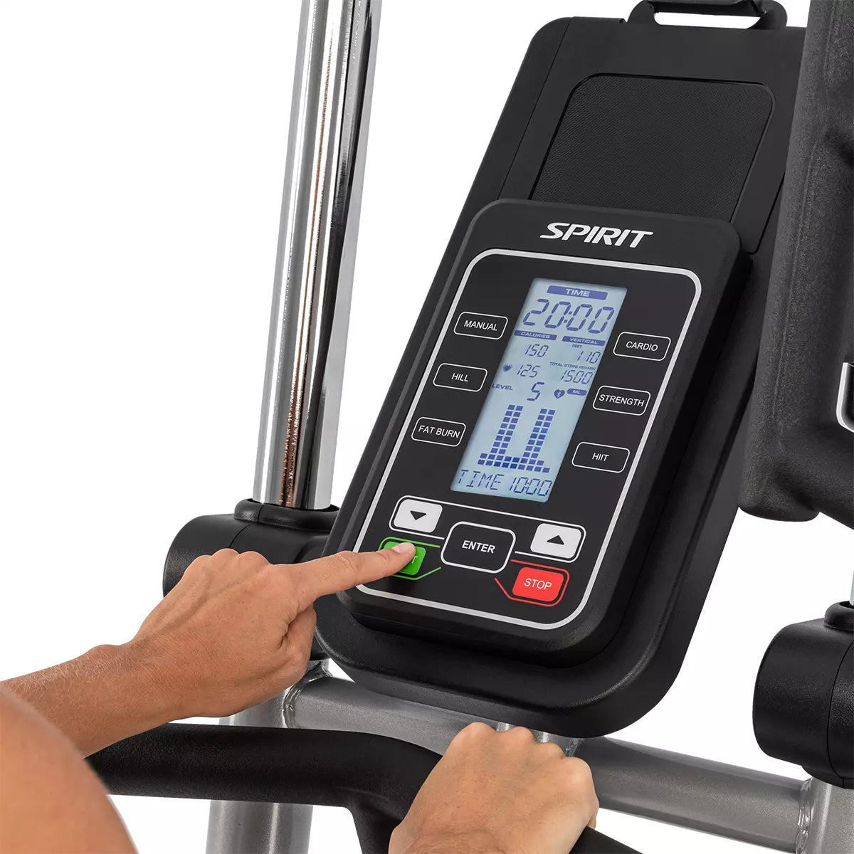 Spirit Fitness CVC800 Vertical Climber - Full Body Workout Machine for Home Gym, Cardio & Strength Training | Compact & Quiet Exercise Equipment for Small Spaces, Weight Loss & Toning