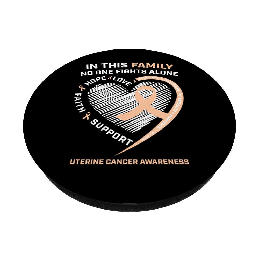 Uterine Cancer Awareness Gifts for Women - PopSockets Swappable PopGrip for Mom & Daughter - Support & Awareness Accessories for Phone, Tablet, or Laptop
