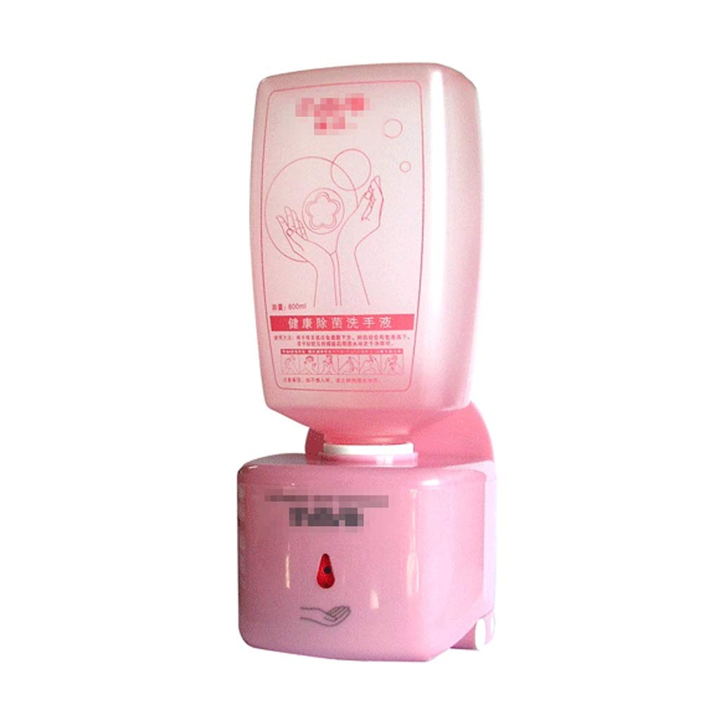 Automatic Soap Dispenser - Touchless Wall-Mounted Sensor Hand Sanitizer Pump (25.4oz, Pink) for Bathroom, Kitchen & Office - Hygienic No-Touch Liquid Soap Dispenser