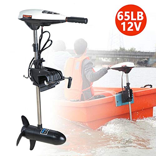 LOYALHEARTDY 55LB Thrust Electric Trolling Motor - Quiet Outboard Engine for Fishing Boats, Kayaks & Small Watercraft | Perfect for Freshwater & Saltwater Fishing, Trolling & Boating