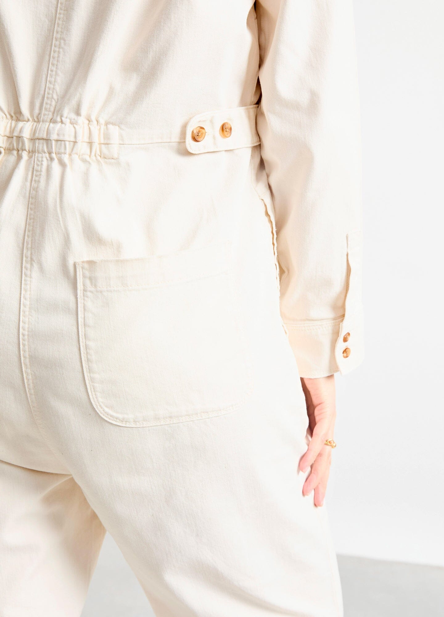 Comfortable Nursing Denim Jumpsuit for Moms - Soft Stretch Maternity Wear for Breastfeeding, Everyday Use & Outings