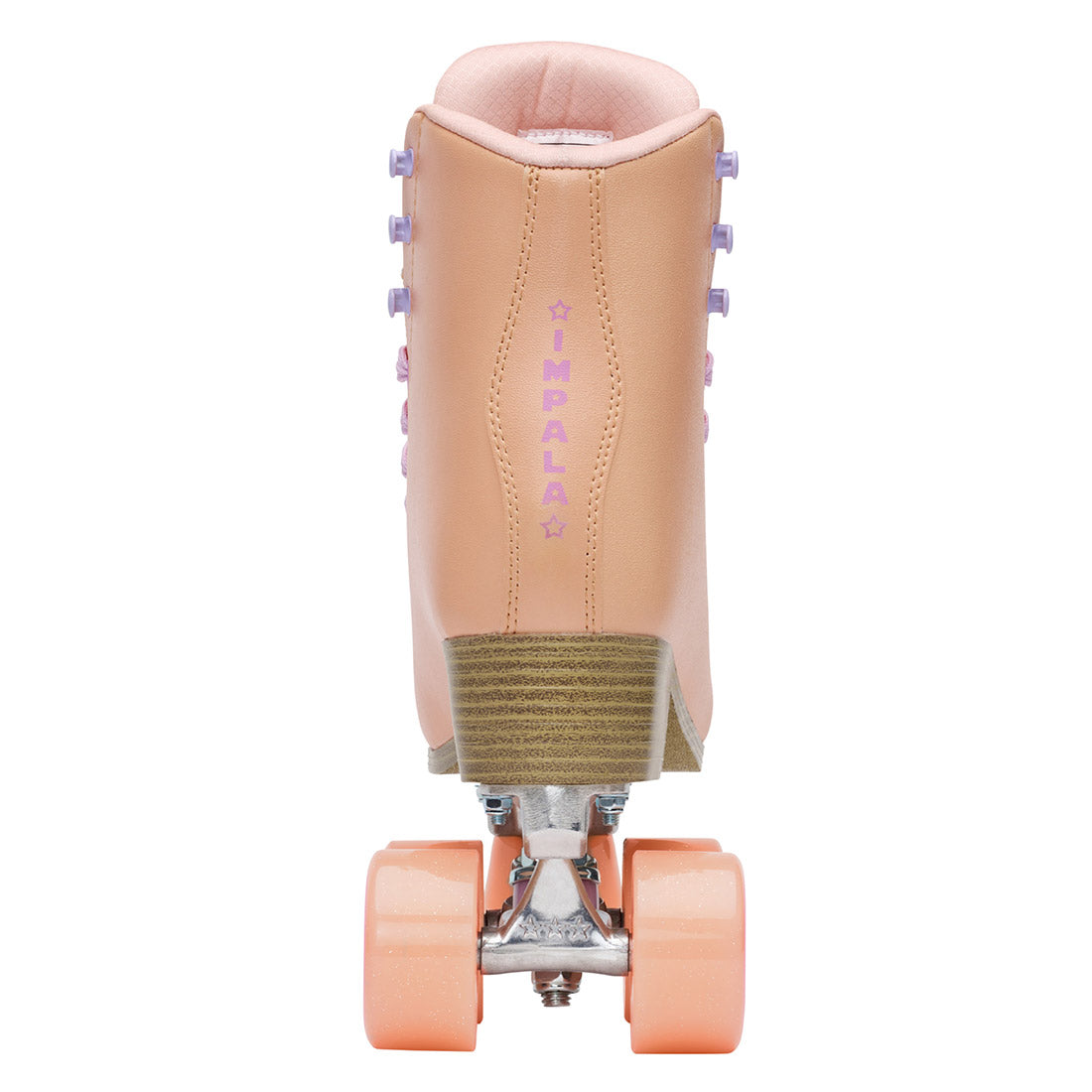 Impala Sidewalk Roller Skates for Women - Apricot Color Outdoor Quad Skates | Perfect for Park, Street Skating & Fitness Rollerblading