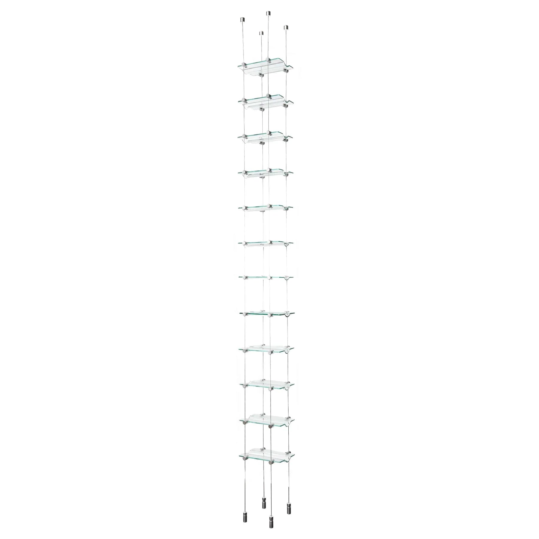 Blue Grouse 12 Bottle Floating Wine Rack Display Kit - Wall Mounted Wine Storage for Kitchen, Bar & Dining Room Decor