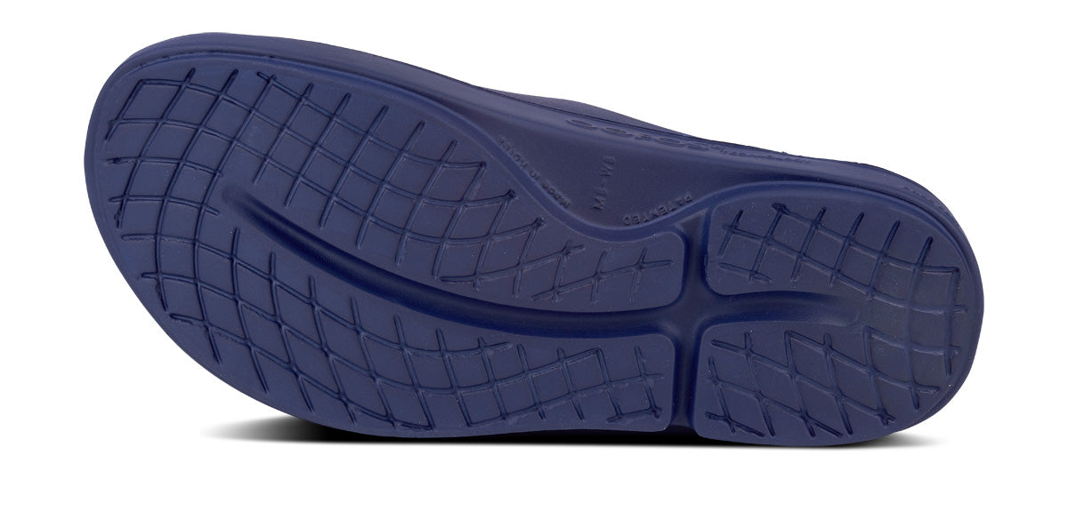 Men's OOahh Slide Sandals - Comfortable Navy Blue Casual Sandals for Men | Perfect for Beach, Pool, and Summer Outdoor Activities