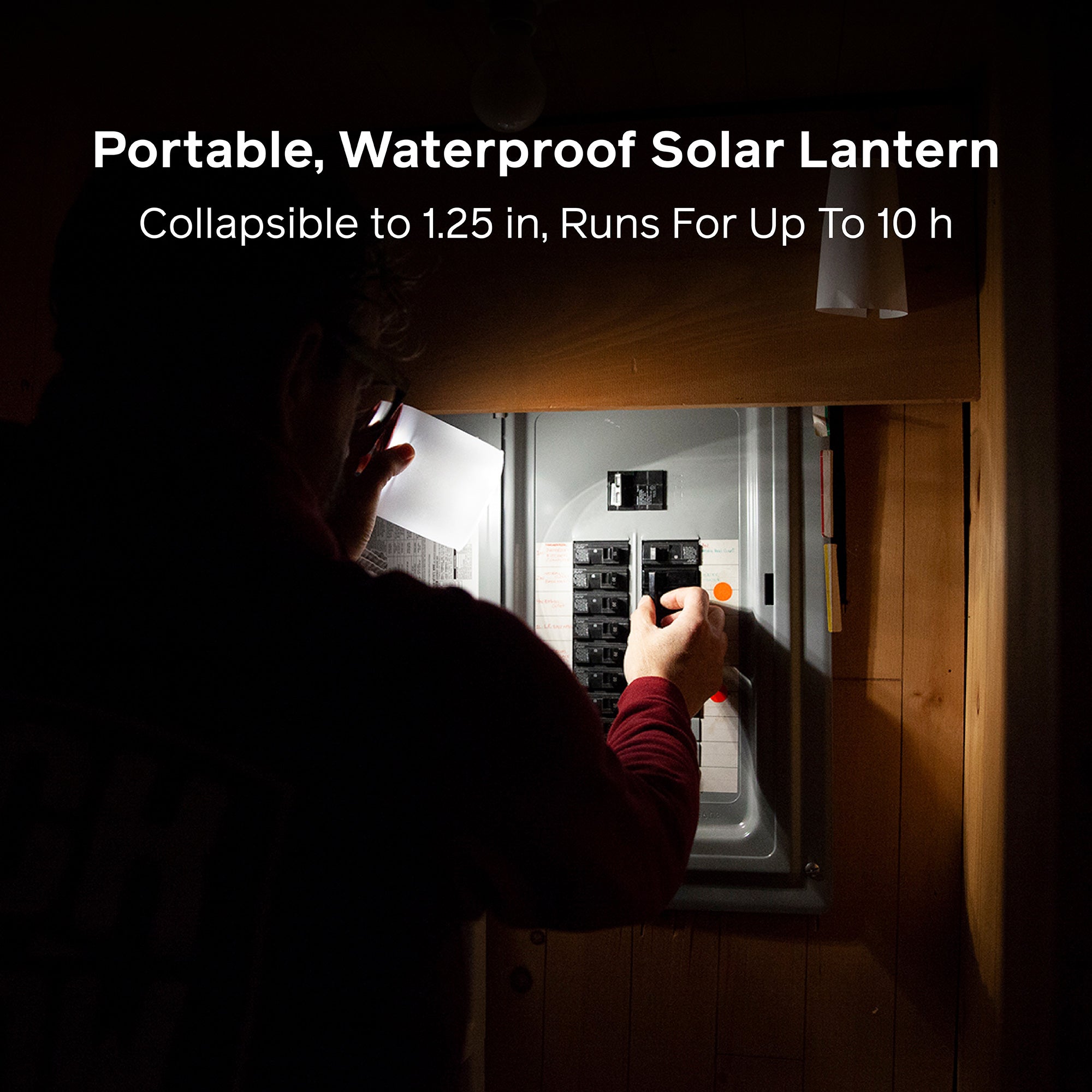 Portable Emergency Go Bag Power & Light Kit - Survival Gear for Camping, Hiking, and Power Outages