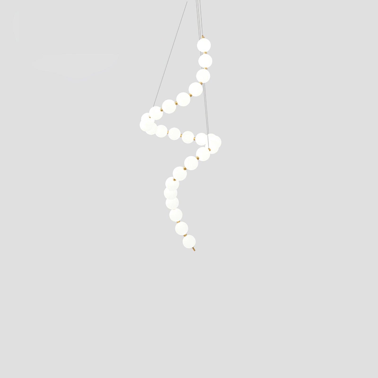 Elegant Acrylic Pearl Chandelier Necklace for Women - Fashion Statement Jewelry for Parties, Weddings & Evening Events