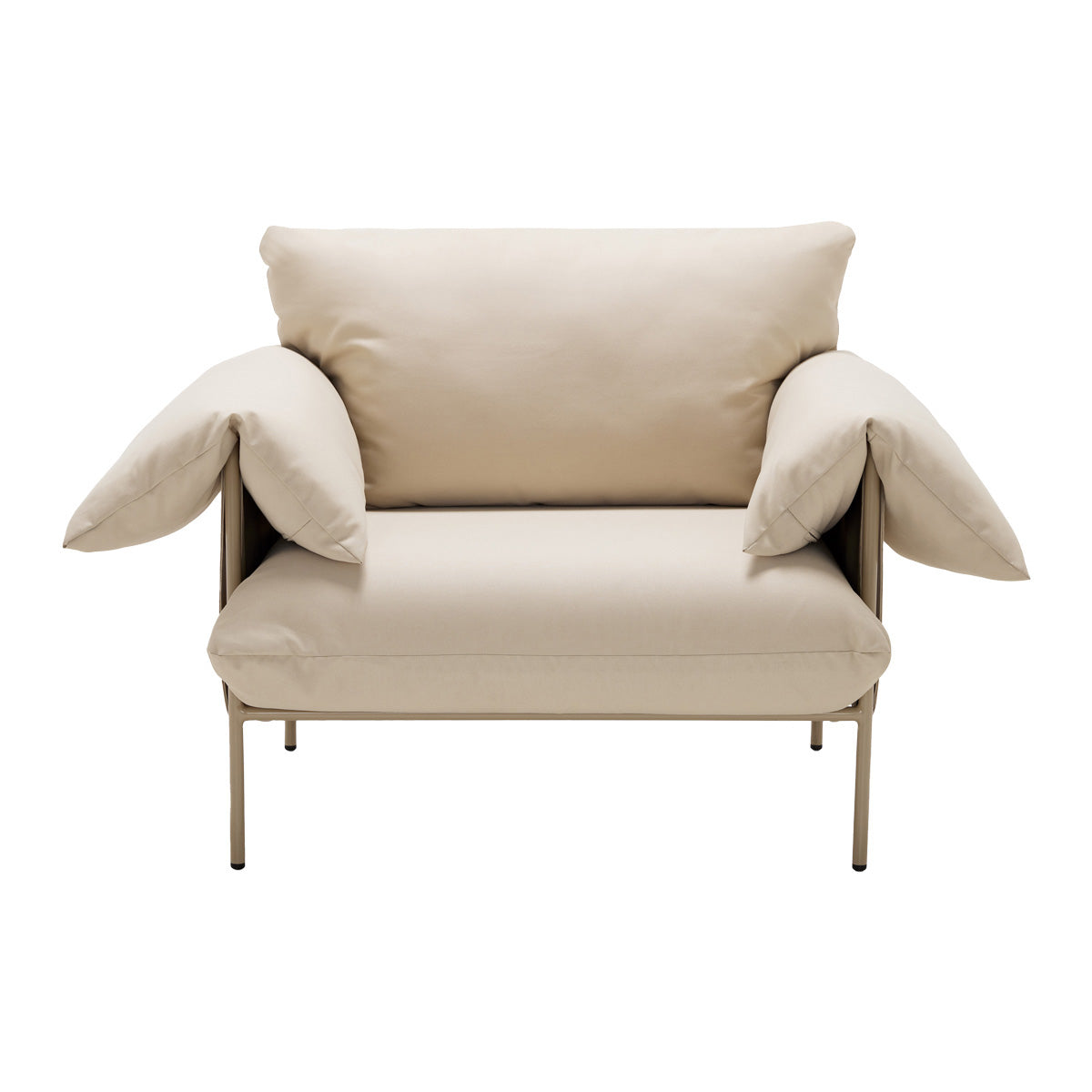 Alva Outdoor Armchair (Palermo) - Waterproof Wicker Patio Chair with Cushion - Perfect for Garden, Poolside, and Backyard Relaxation